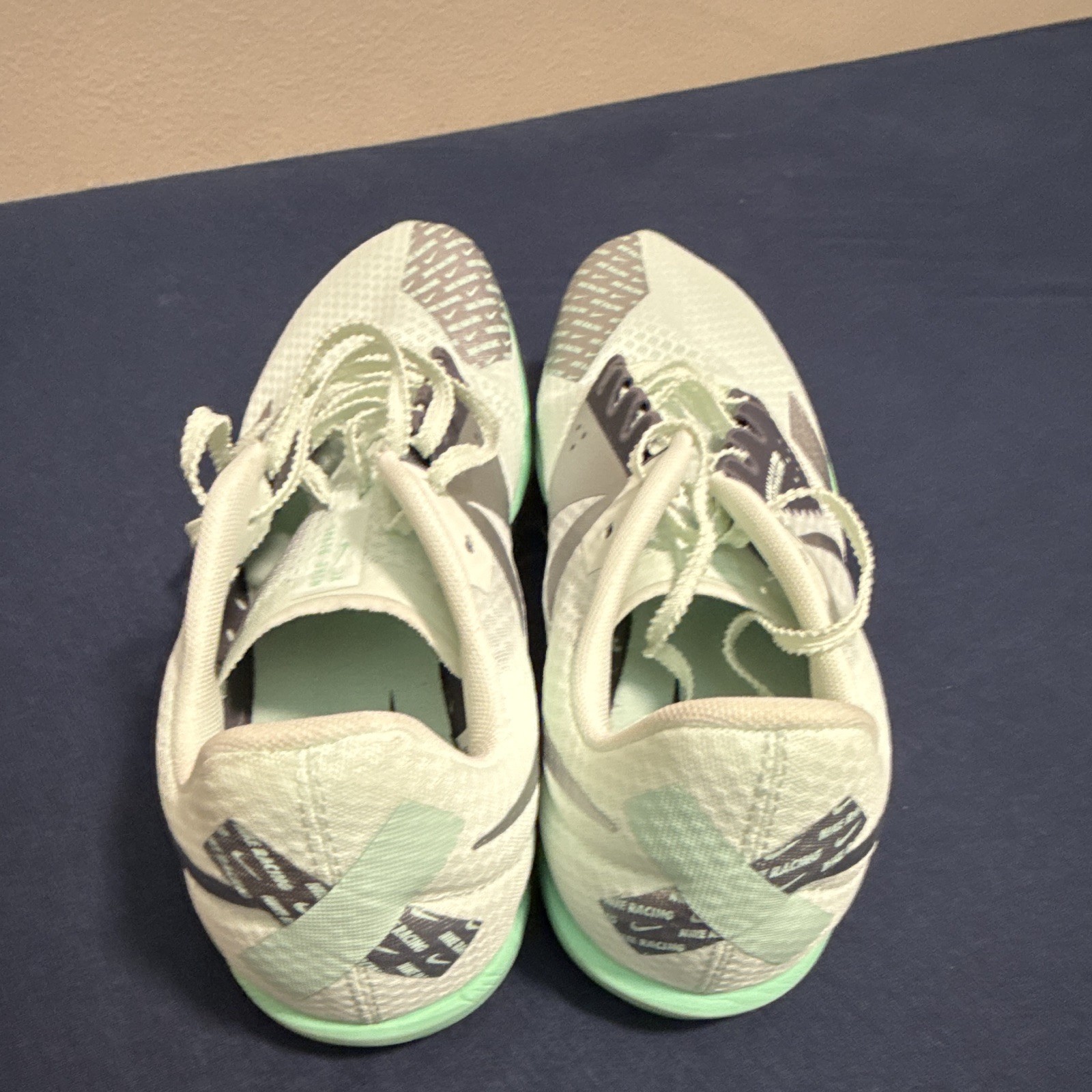Nike Zoom Rival XC Track/Cross Country Metal Spikes White/Mint M12 W13