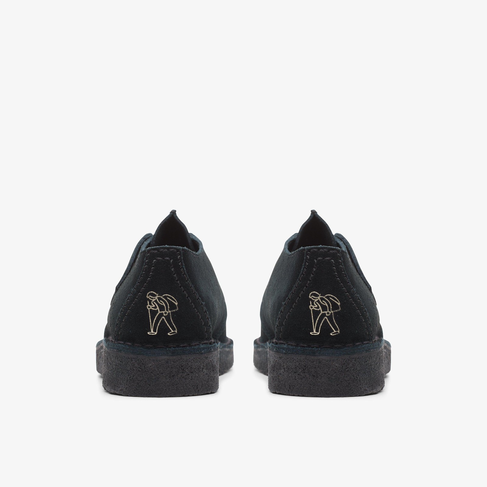 Desert Trek Black Suede