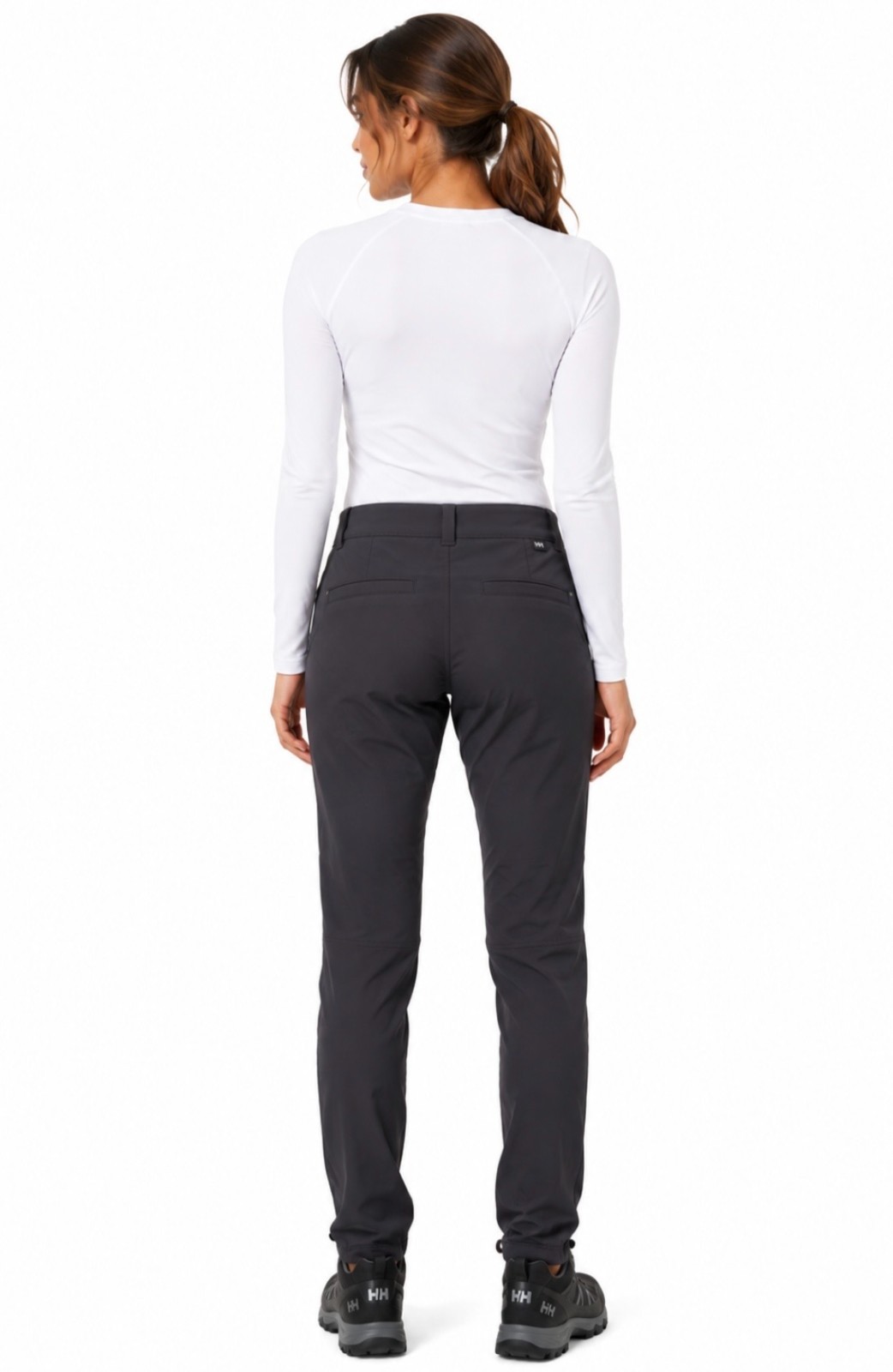 NEW Helly Hansen Womens Softshell Hiking Pants Charcoal Grey Stretch Size S
