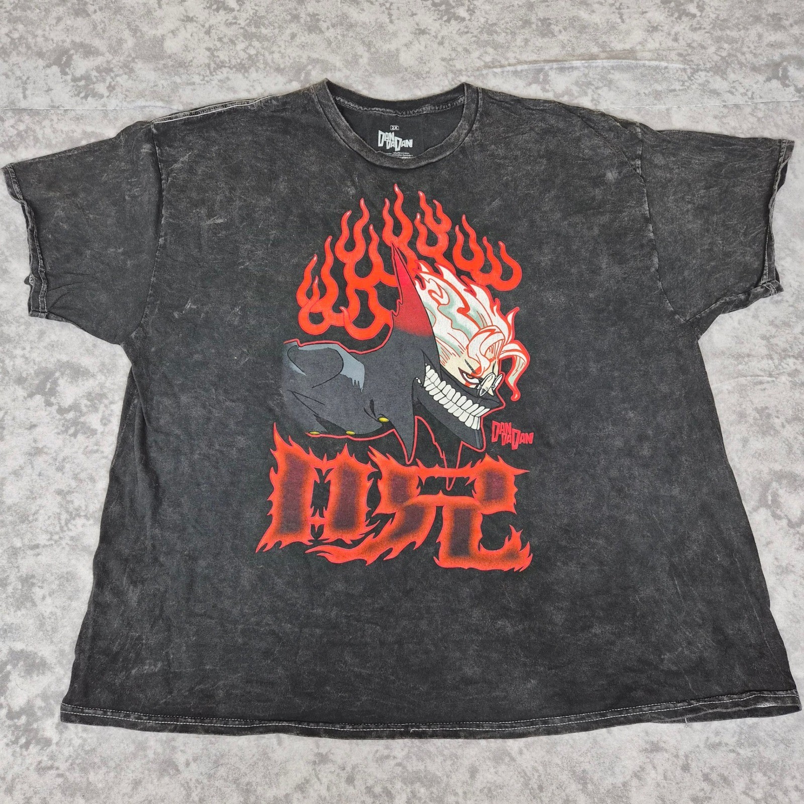 DanDaDan Okarun Graphic Tee Mens XXL Cotton Grunge Anime Streetwear Turbo Granny