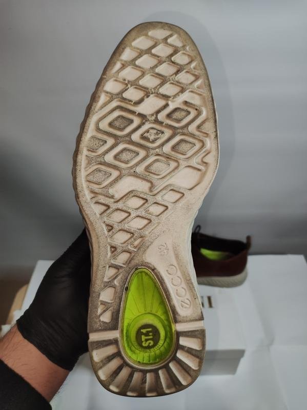 mens ecco heels white 42