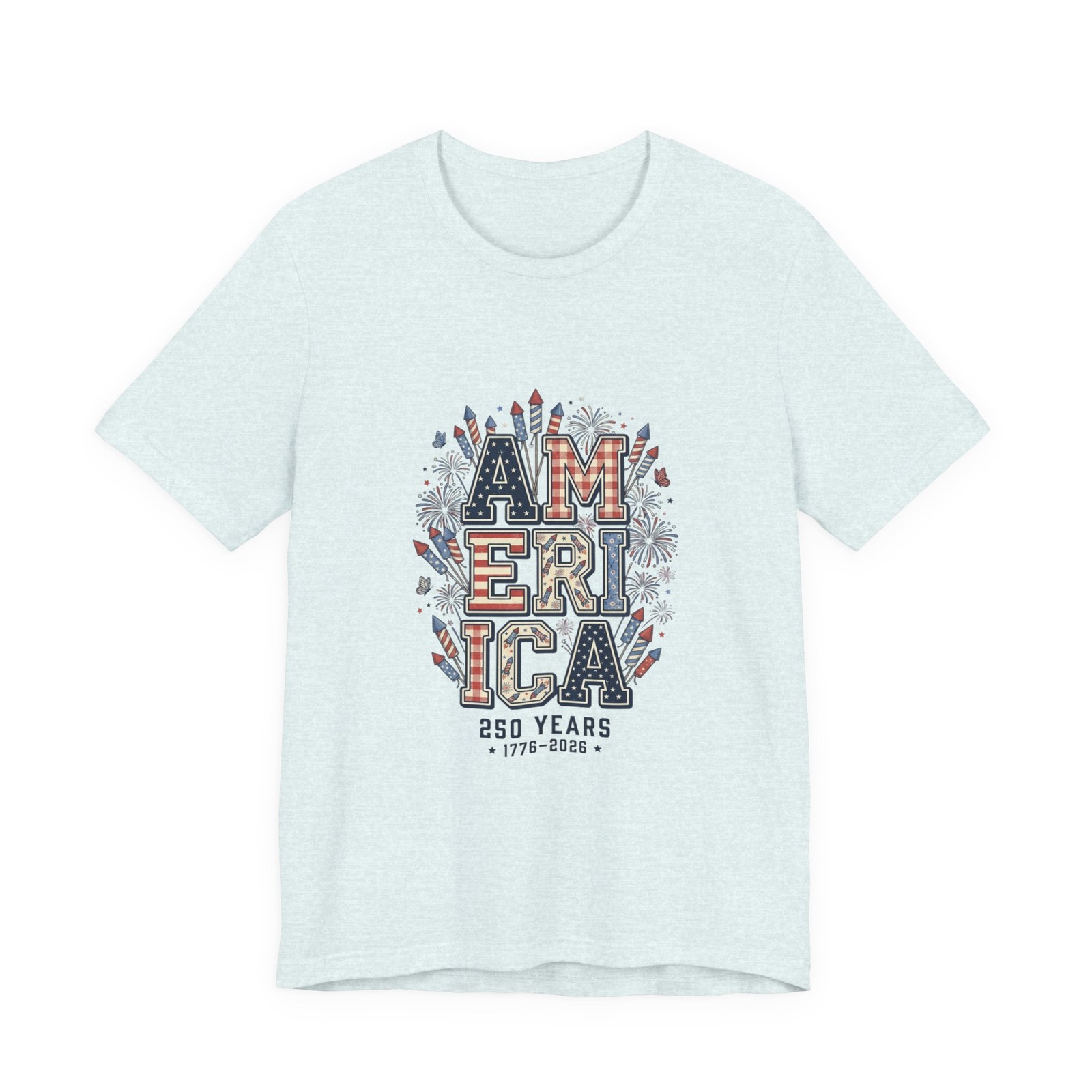 Vintage Americana ‘America’ Graphic Tee | 4th of July, Stars & Florals