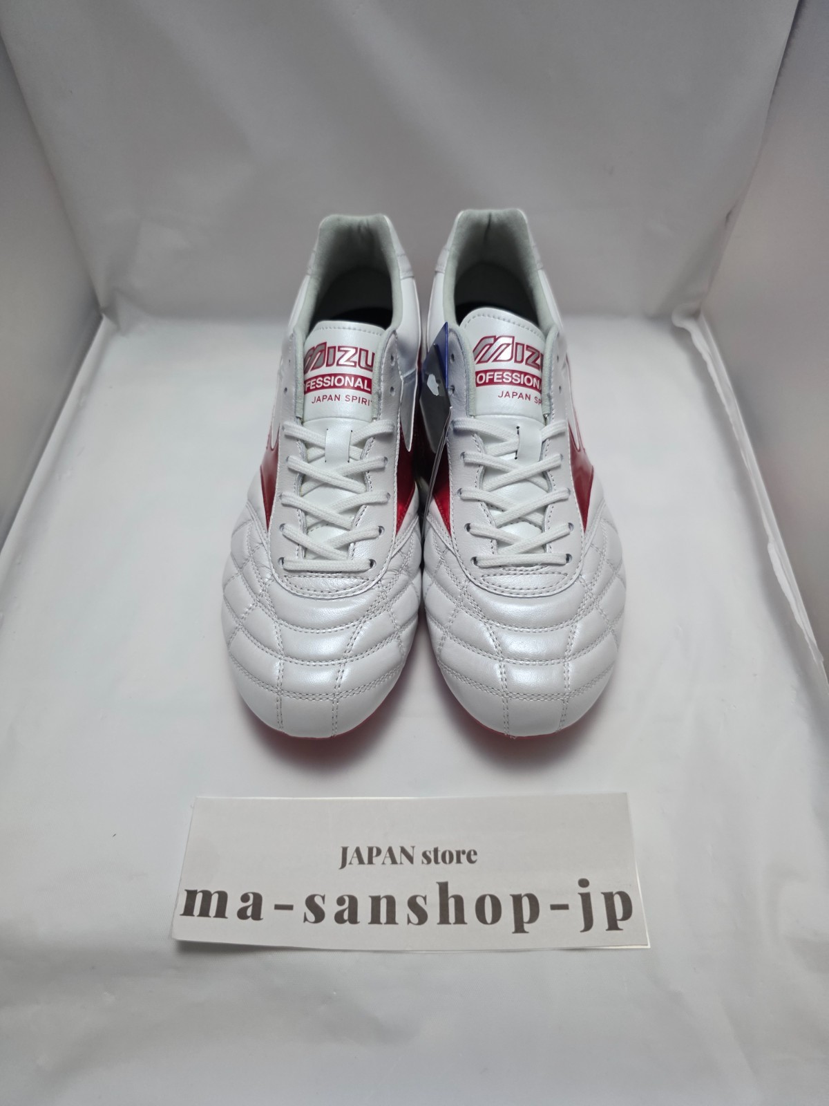 Mizuno Soccer Spike Cleats Morelia II JAPAN AG P1GA250360 White Red width;2E