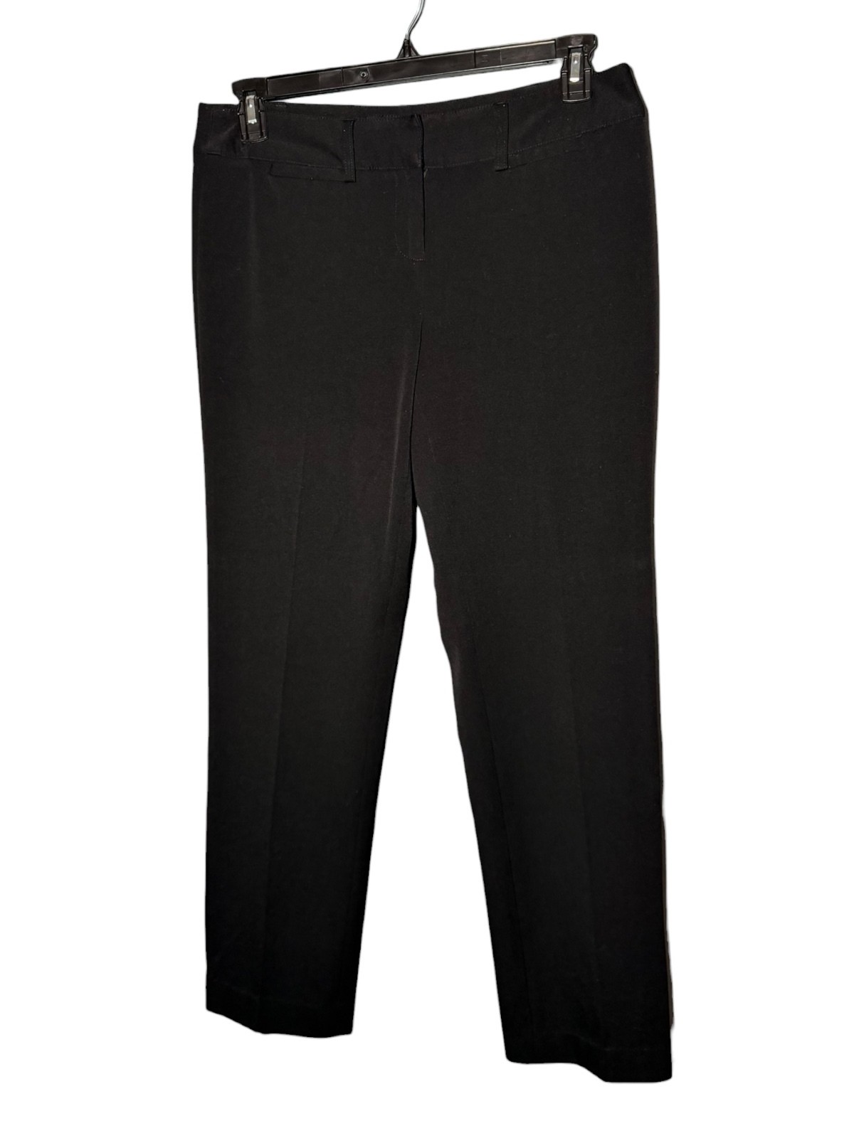 Amanda + Chelsea black straight-leg trousers size 8 (Q20)