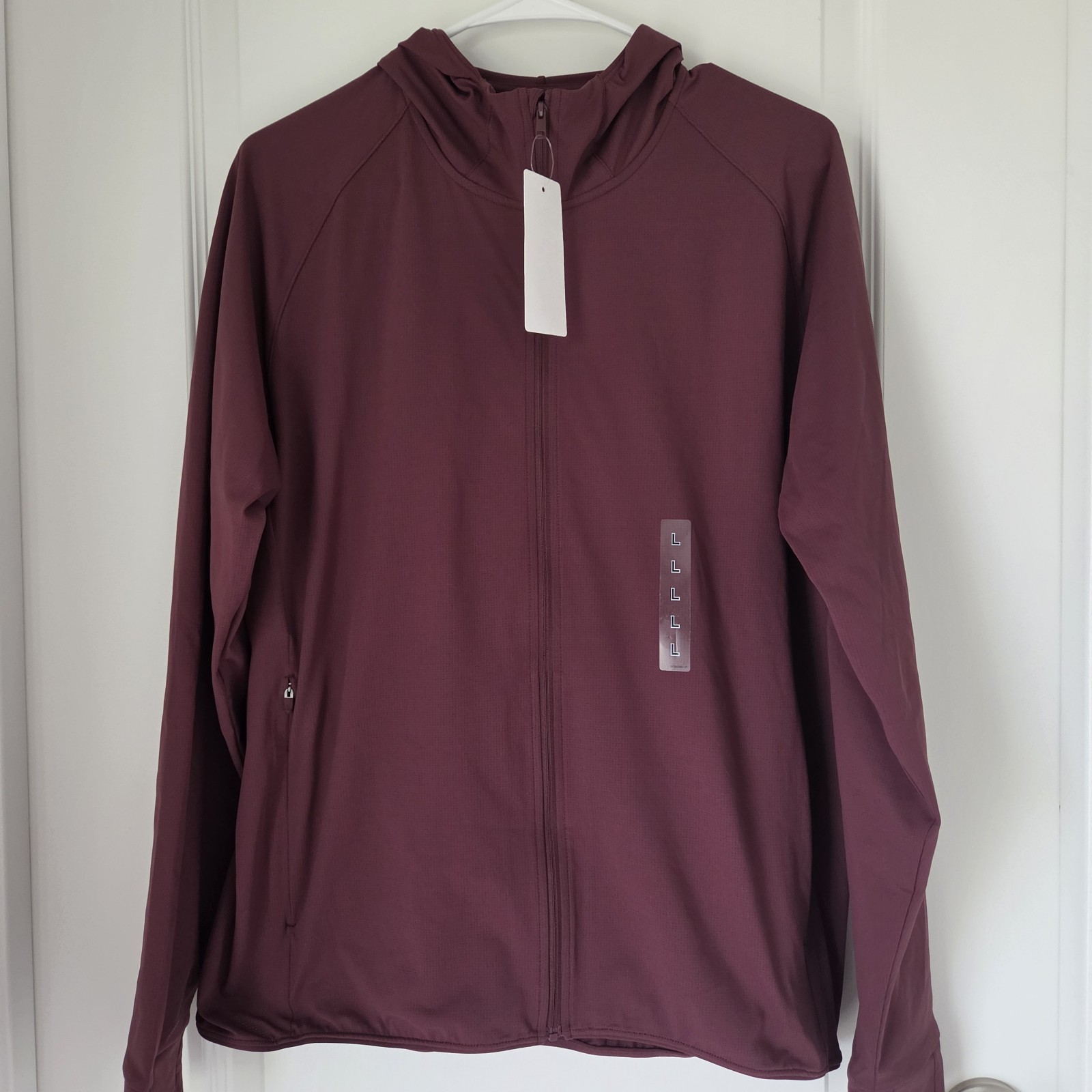 Uniqlo Japan Men’s DRY-EX UV Protection Full-Zip Hoodie Wine #18 Size L