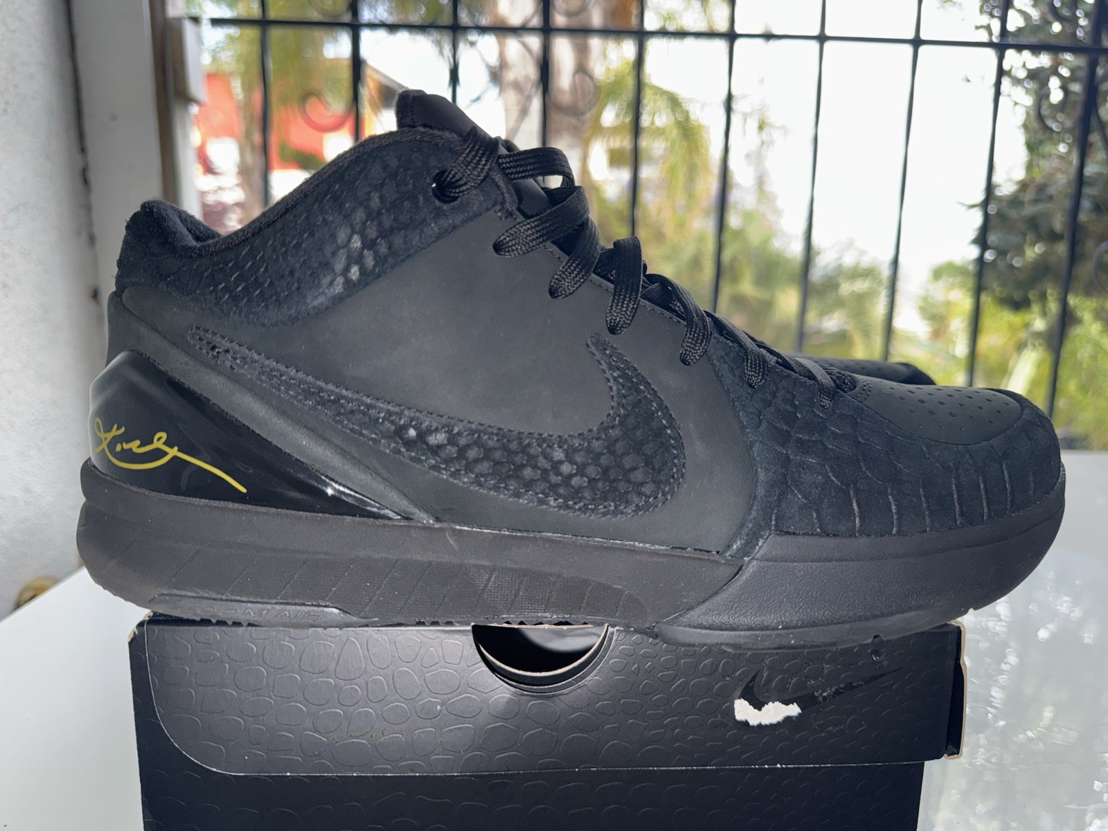 Nike Zoom Kobe 4 Protro Gift of Mamba Black/University Gold FQ3544-001 2024