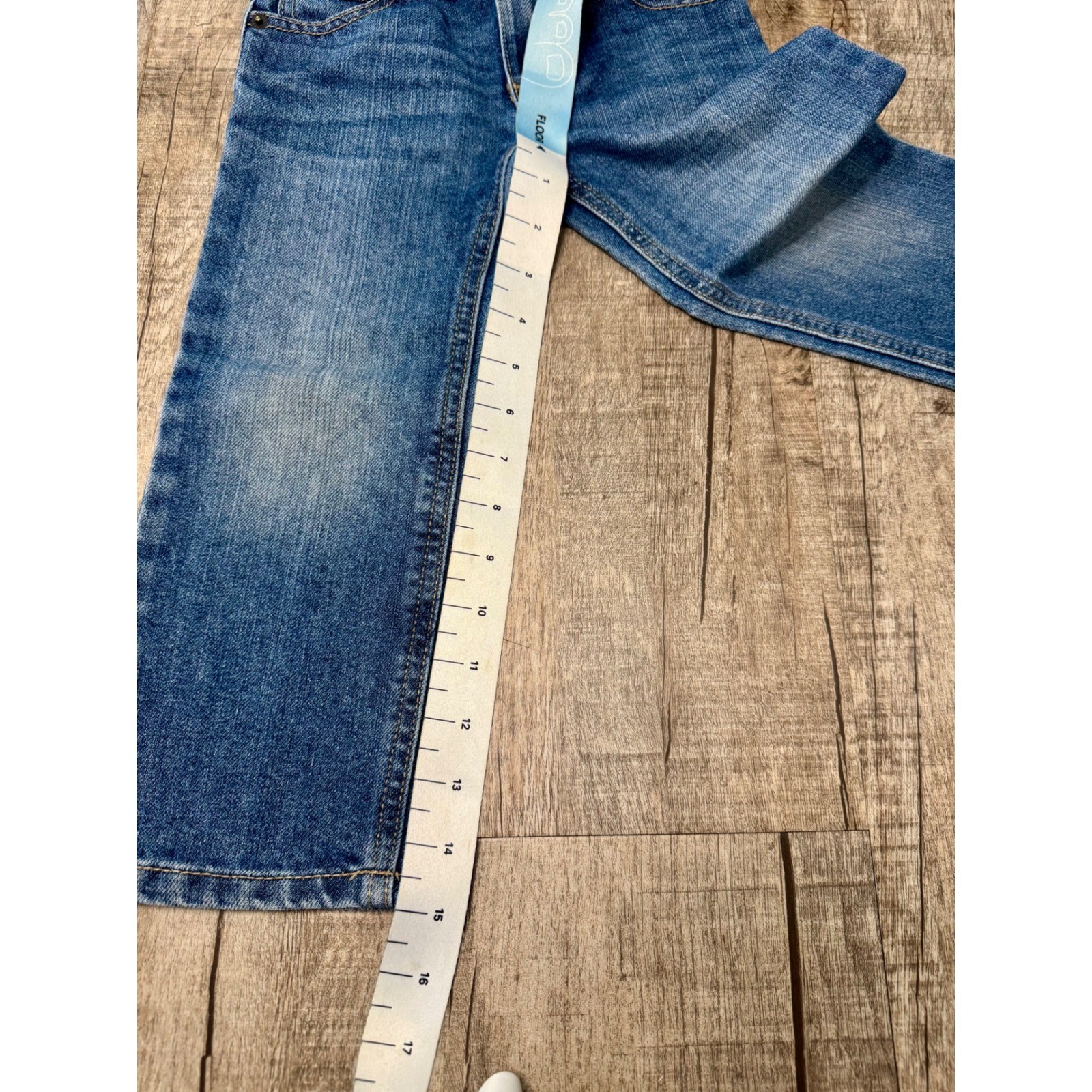 Gymboree Boys Straight Leg Jeans Medium Wash Adjustable Waist RN70530 Size 4T