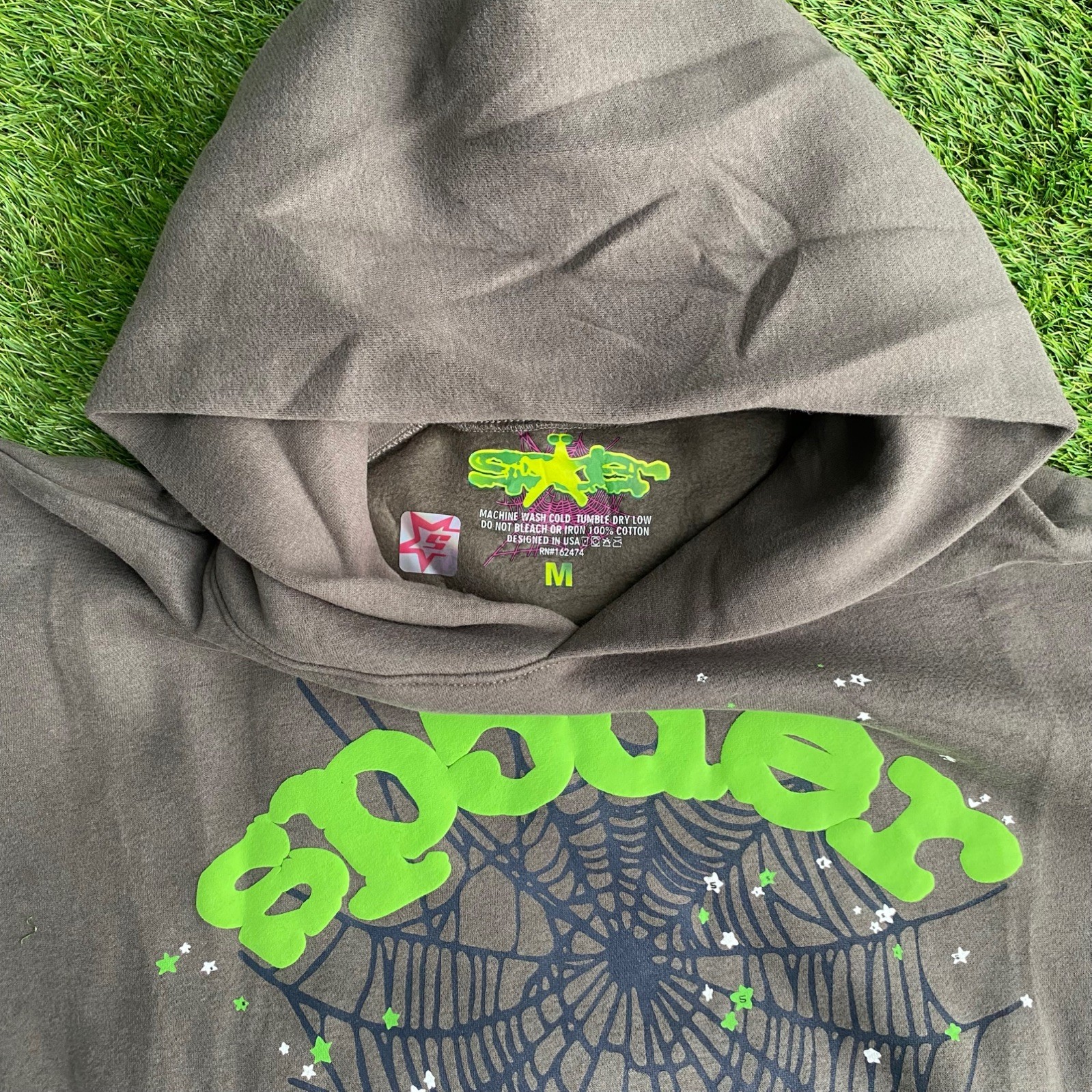 *BRAND NEW* Spider Worldwide “Slate gray” Hoodie – Ready To Ship🚚💨 (Size M)