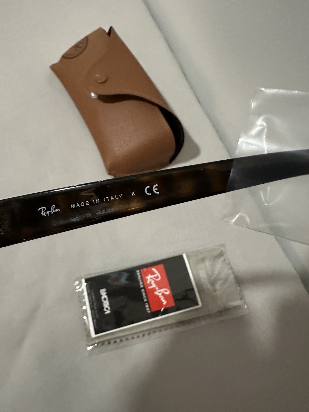 RARE RAY-BAN Square Tortoise Havana Brown Sunglasses RB 4151 710