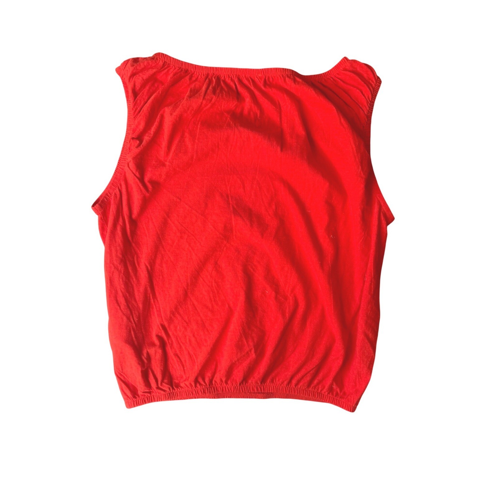 Madewell bubble tee red NWT XS