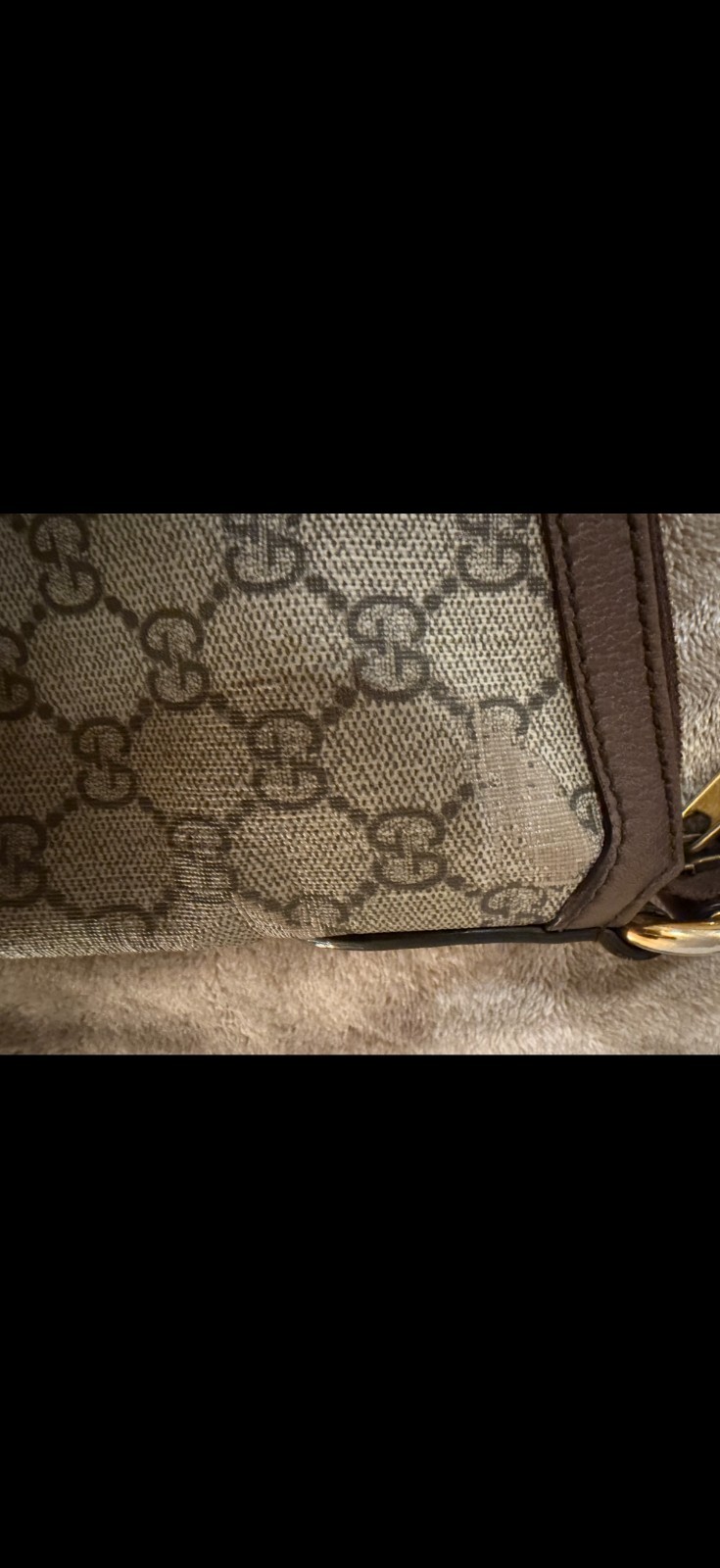 GUCCI Shoulder Bag Ophidia GG Canvas Used Excellent Condition