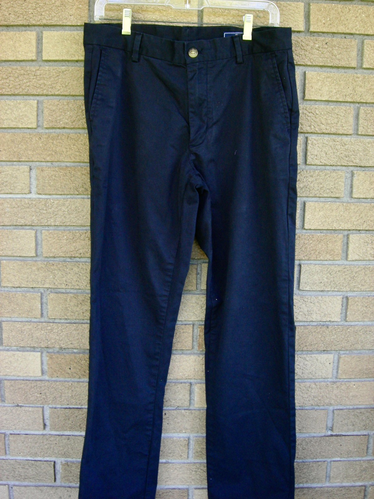 Vineyard Vines Black Pants 32×32- 87% Cotton, 3% Elastane-MINT!!