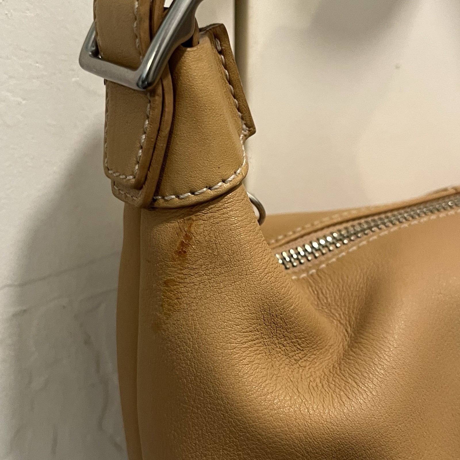 COACH 9564 British Tan Leather Legacy Demi Hobo Shoulder Bag Convertible Strap