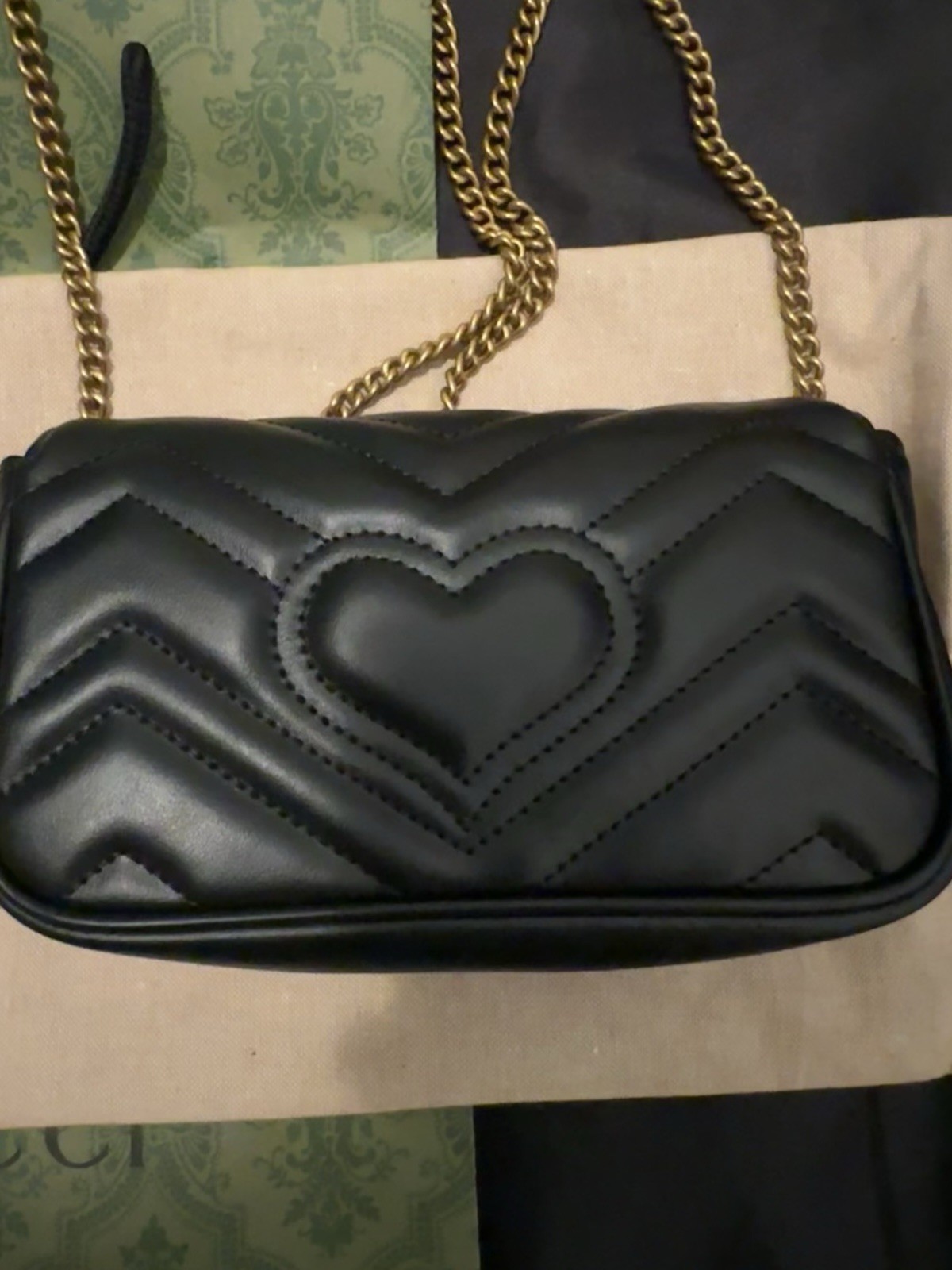 GG Marmont Matelasse Leather Super Mini Shoulder Bag