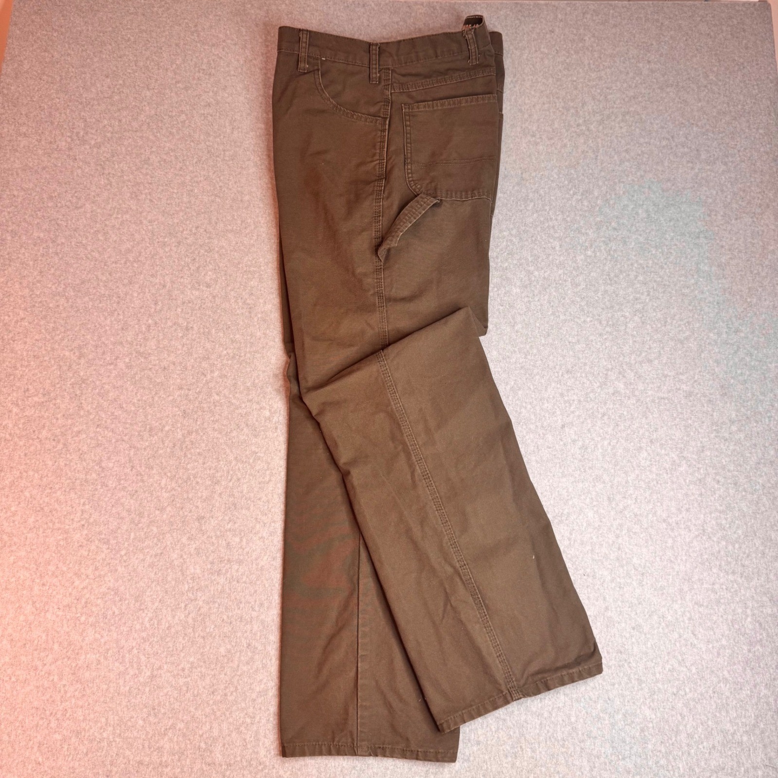 Dickies Mens Relaxed Fit Carpenter Pants Brown Duck Canvas Workwear 36×32