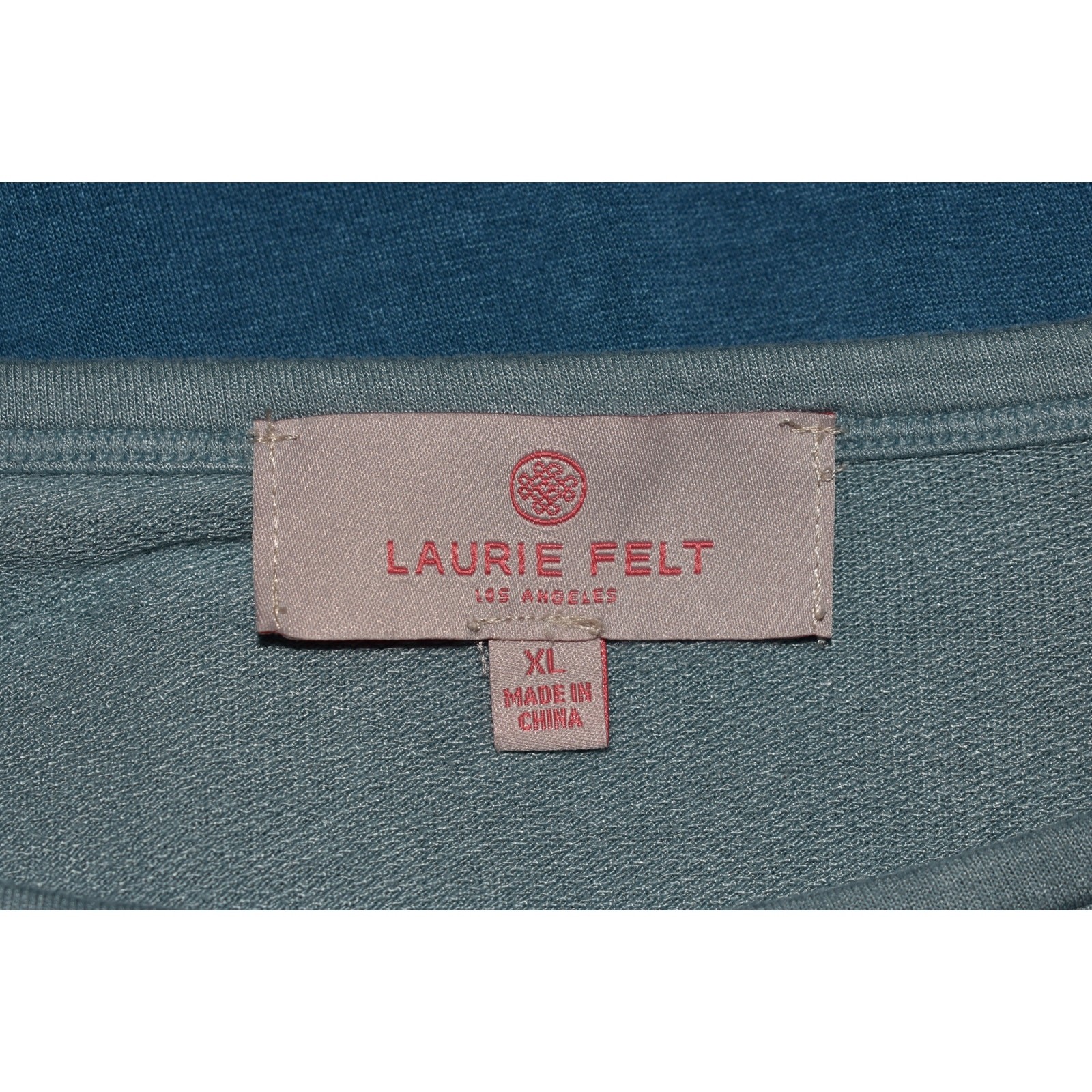 LAURIE FELT NEW $77 Dip Dye Long Sleeve Top Blue XL