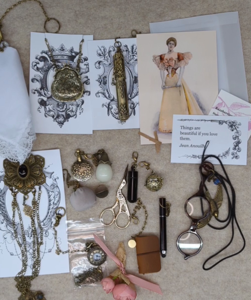 Ultimate Bronze Chatelaine Gift Box includes Chatelaine & 15 Popular Accessories