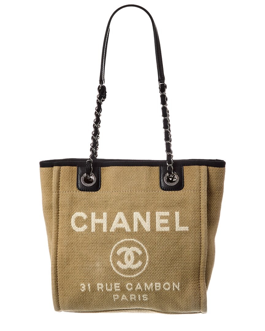 Chanel Deauville Pm Monogram Canvas Deauville Pm (Authentic Pre-Loved) Women’s