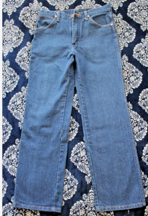 Vintage Wrangler Cowboy Cut Slim Fit 936Den 30W x 29L Blue Jeans (Mexico Made)