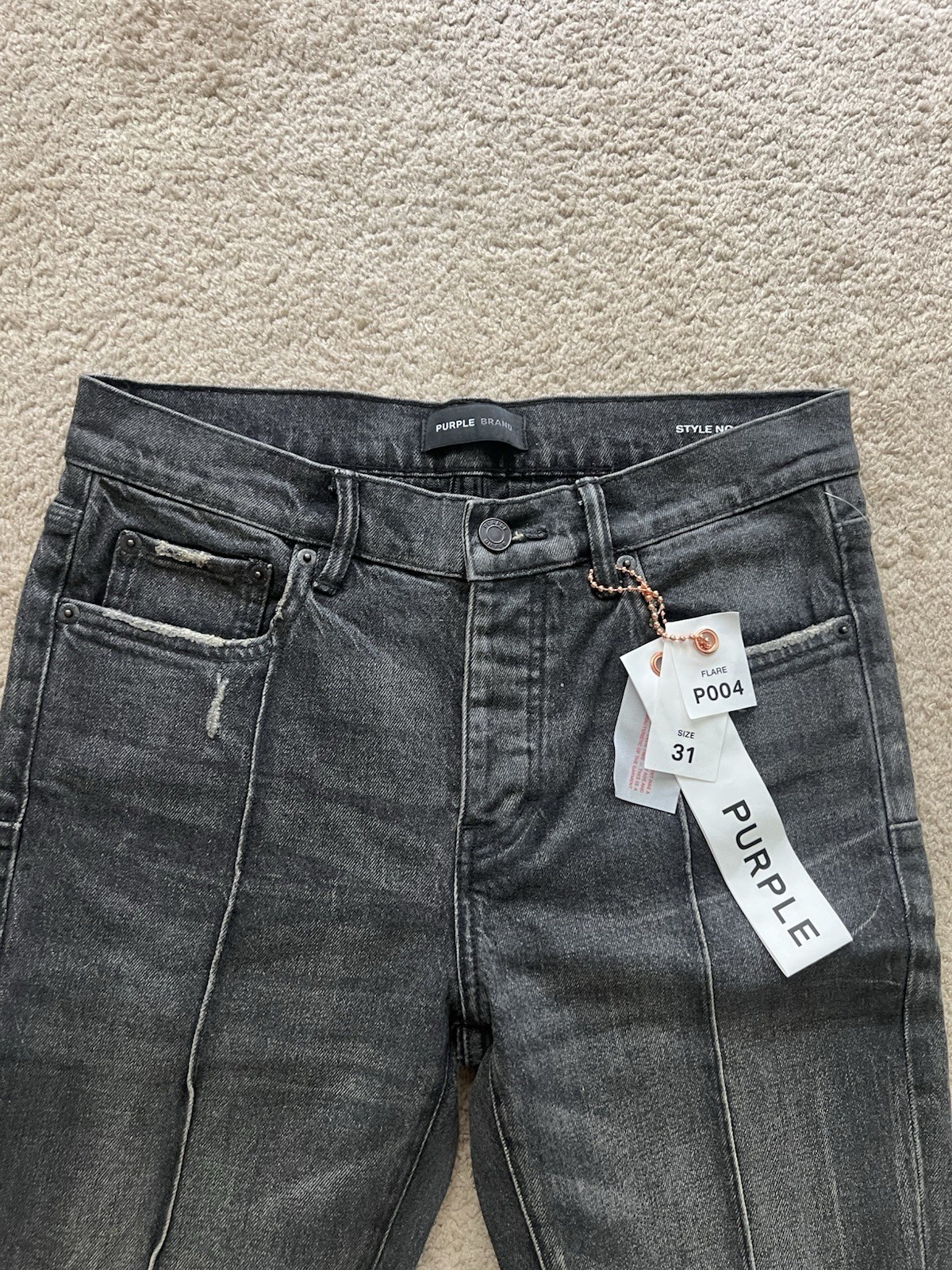 Purple Brand Men’s Jeans P004 Flare Size 29/32 Brand New