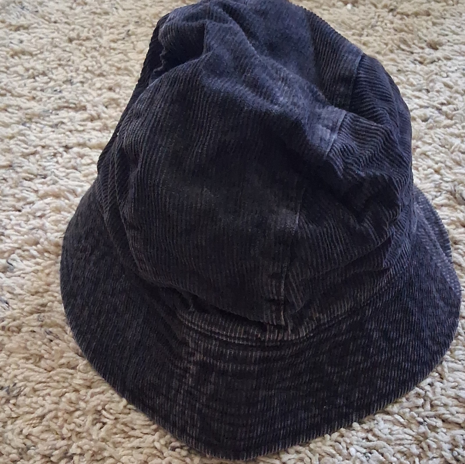 banana republicNavy Solid Corduroy Bucket Hat Casual