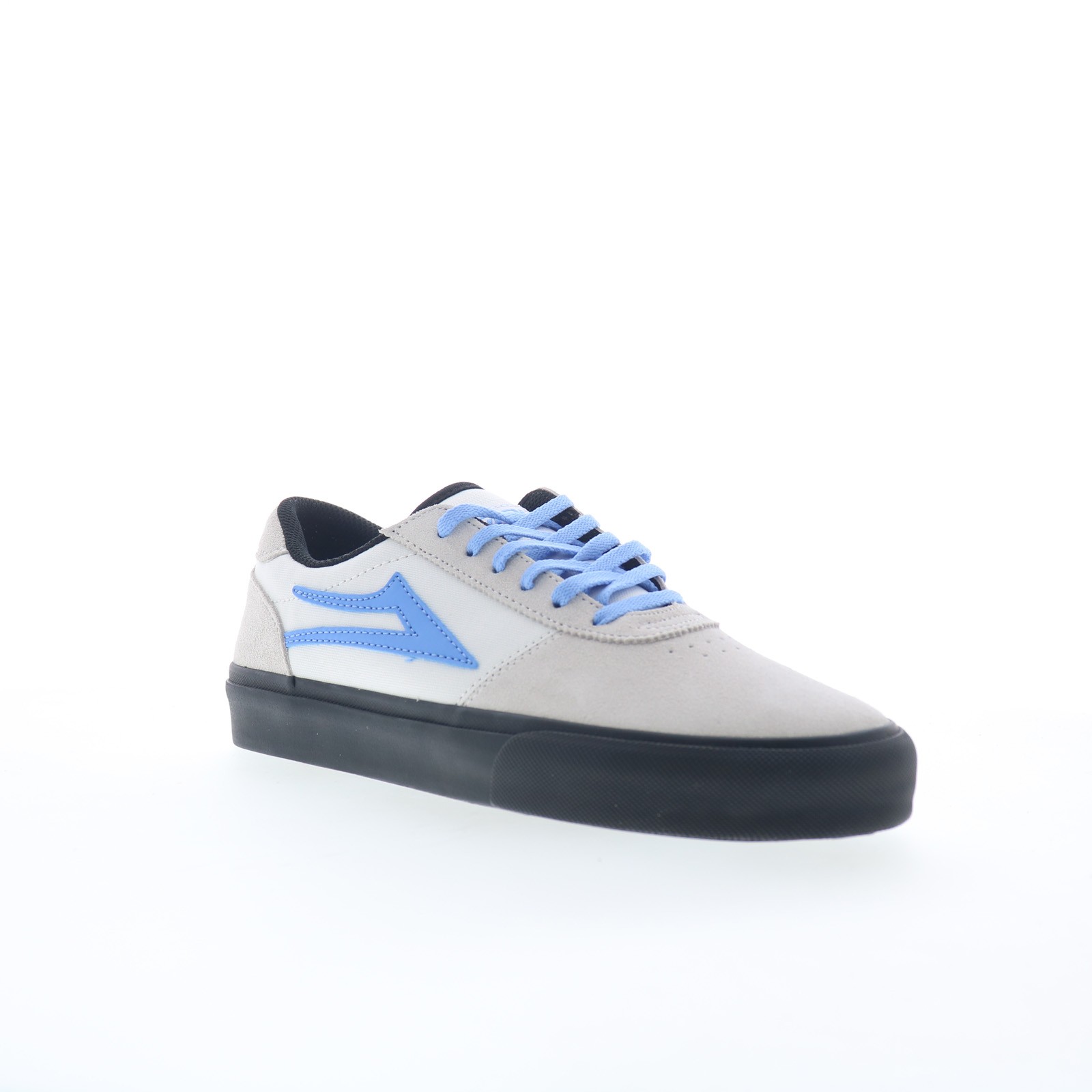 Lakai Manchester Mens White Suede Lace Up Skate Inspired Sneakers Shoes