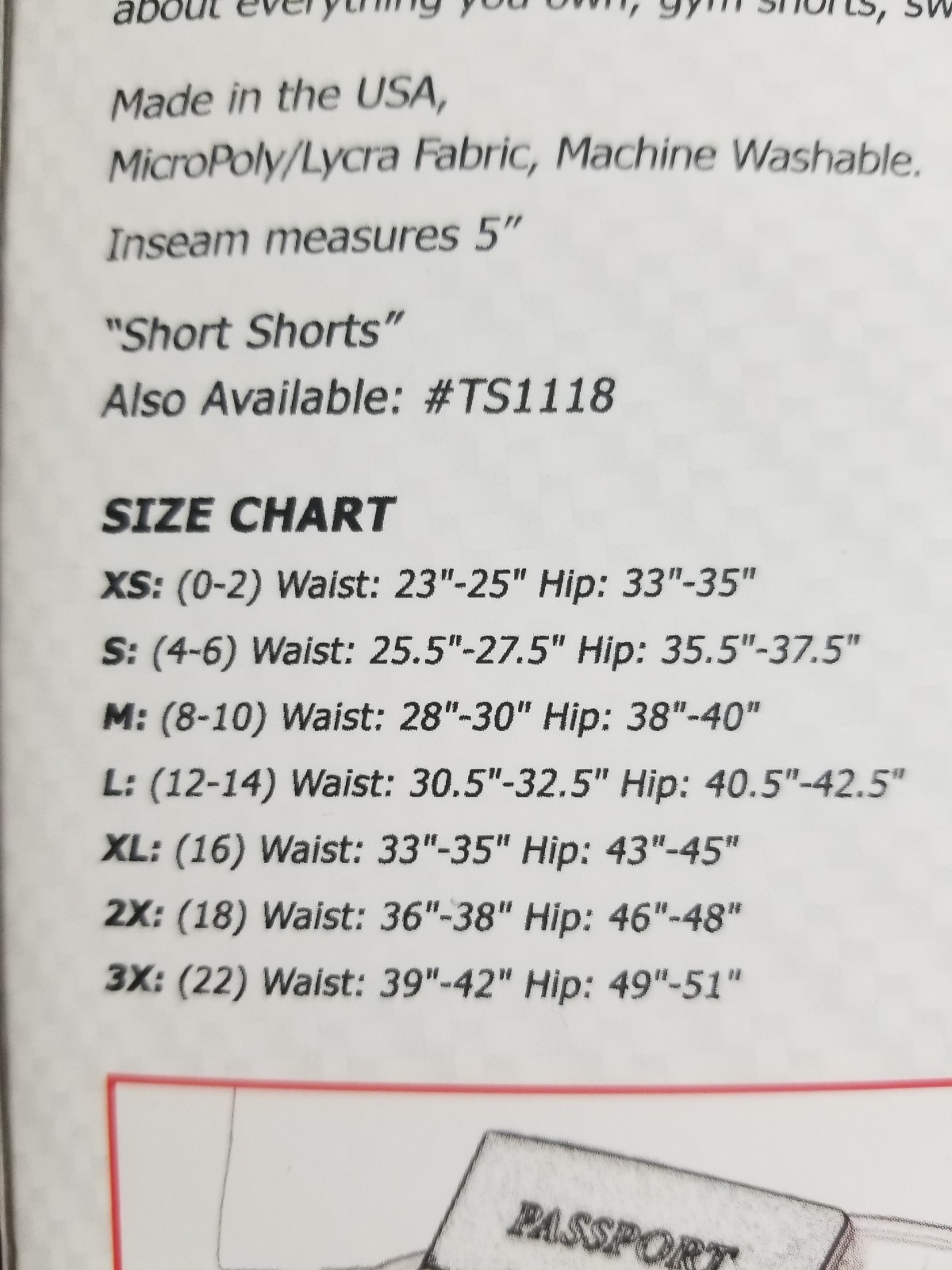 3XL Undertech Undercover Womens Compression Concealment Travel Shorts White.