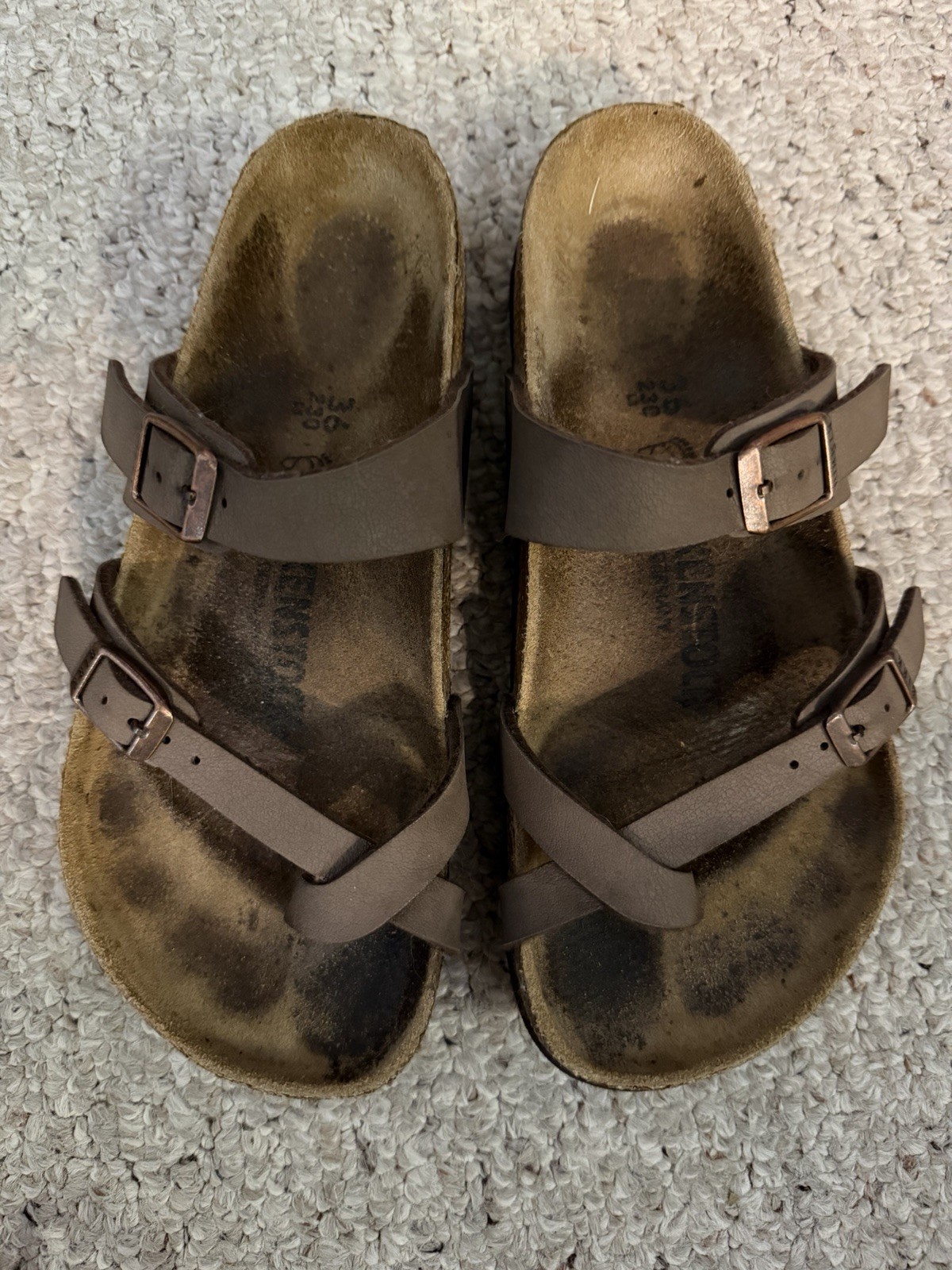 Birkenstock Mayari Birko-Flor Women’s Sandals EU 36 US 5.5-6 Mocha Brown
