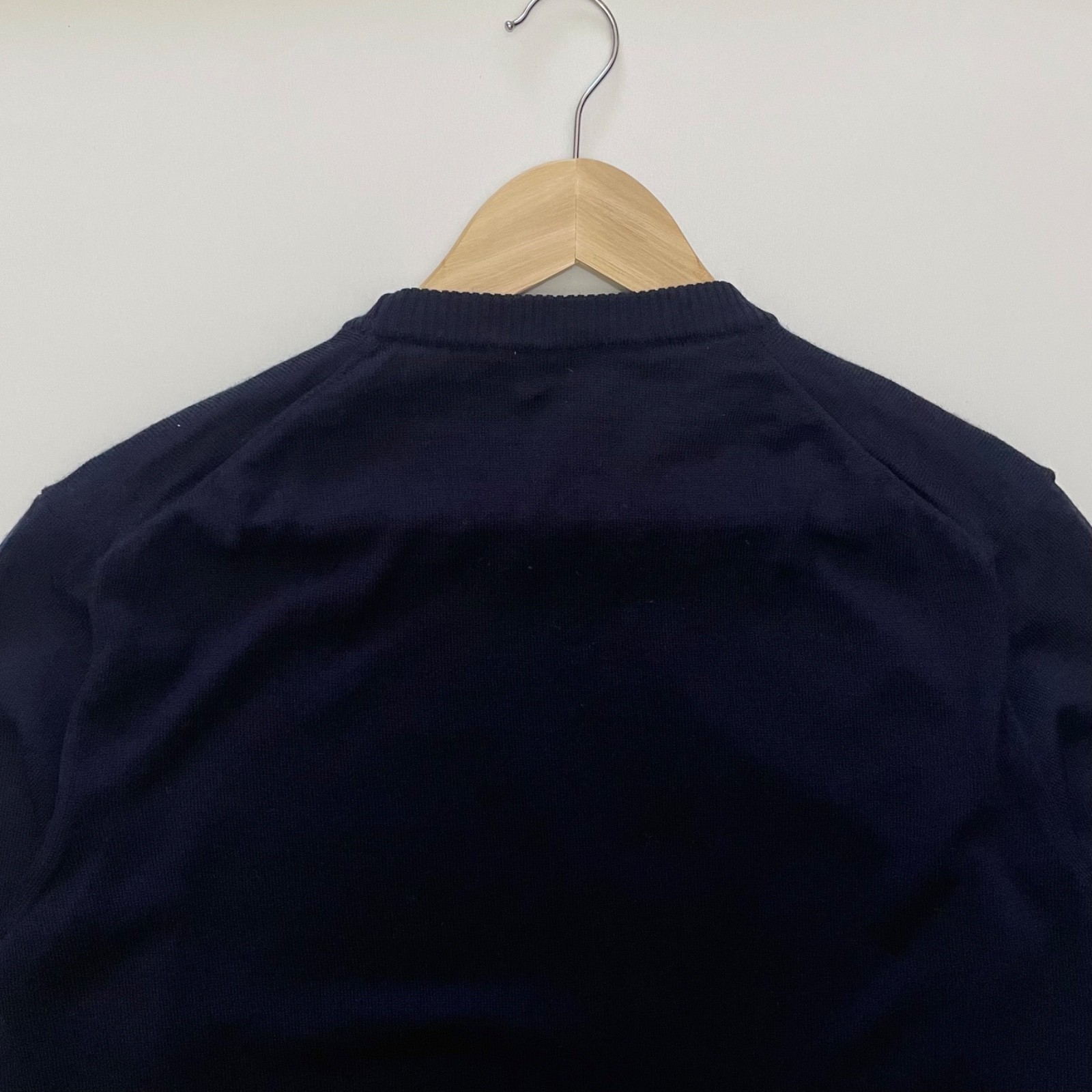 Asket Merino Wool Sweater Men’s Size M Regular Blue Made in Romania *Read