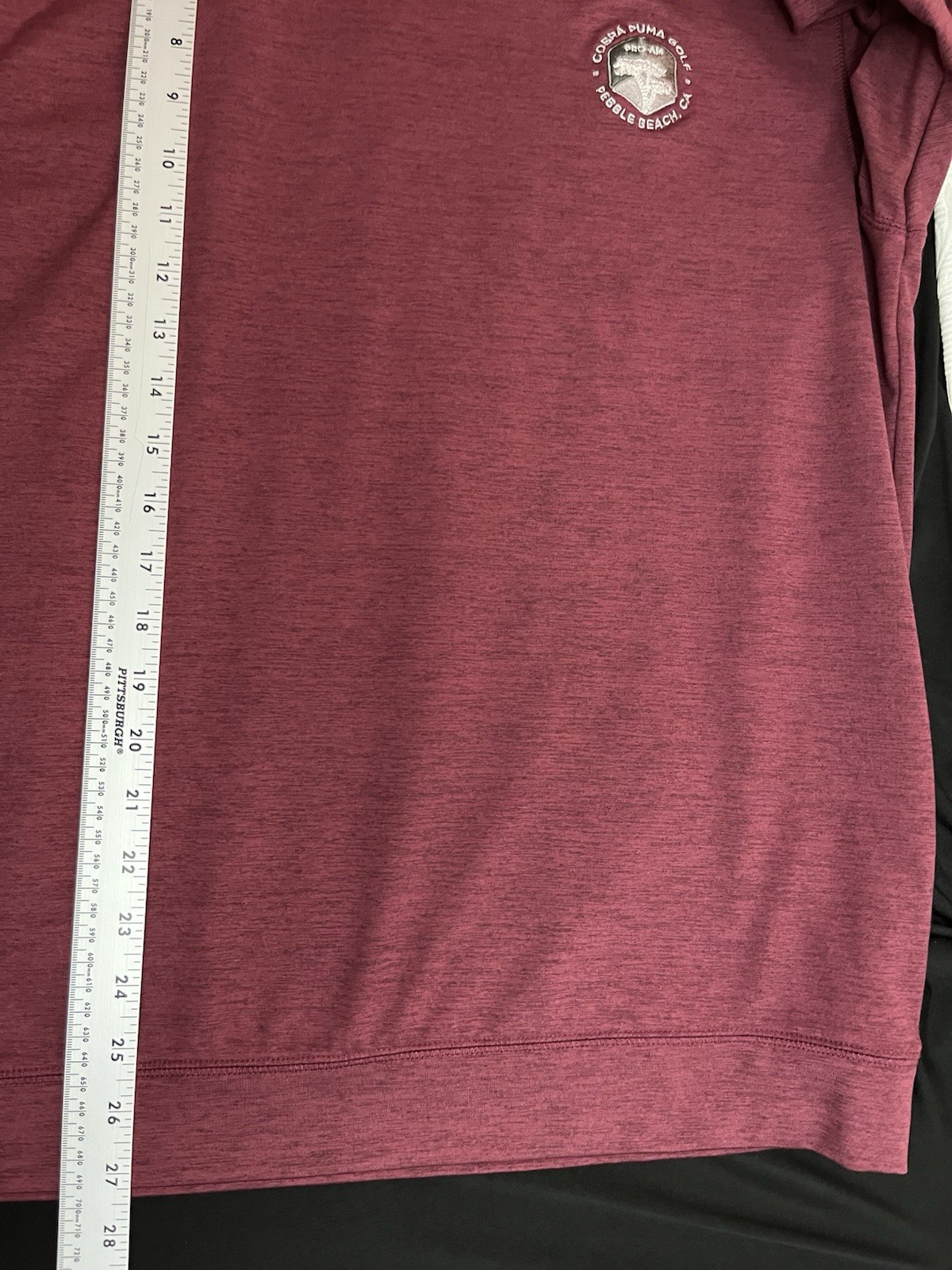 Puma Cobra Golf Crewneck Sweater Men Medium Pebble Beach Pro-Am Red Performance