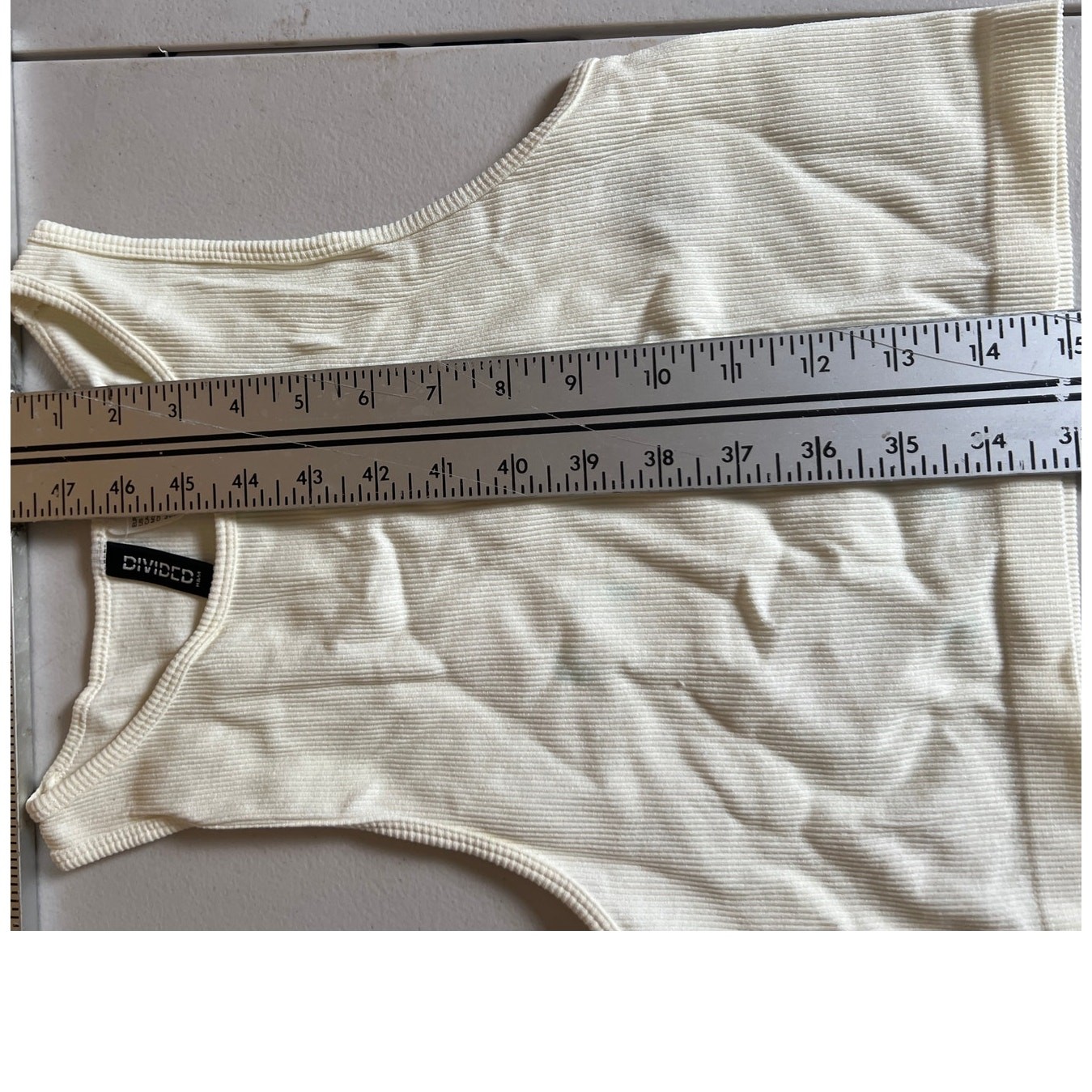 Divided By H&M Women White Top Size Small Essential