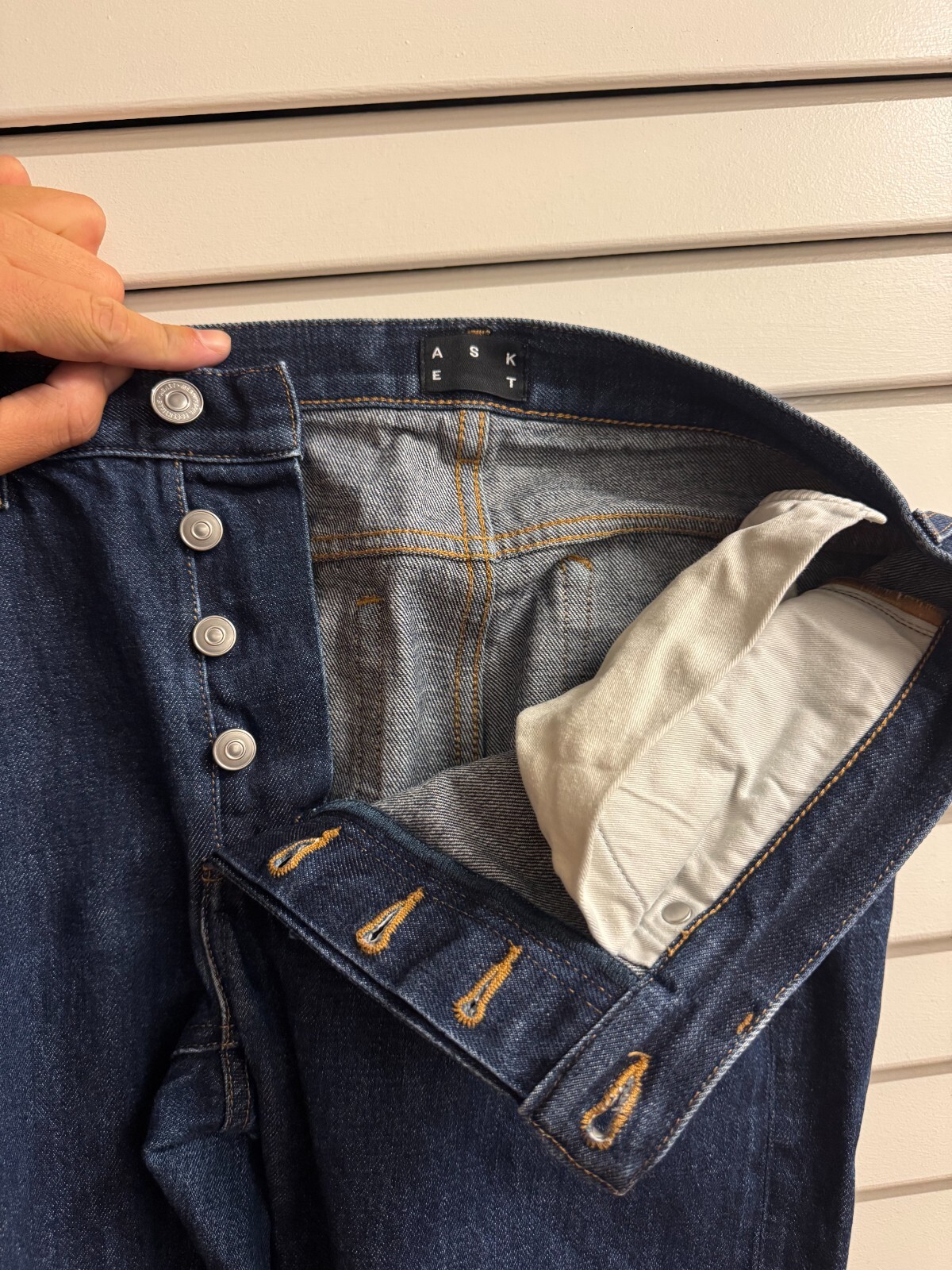 Asket denim jeans regular 32/23 (washed)