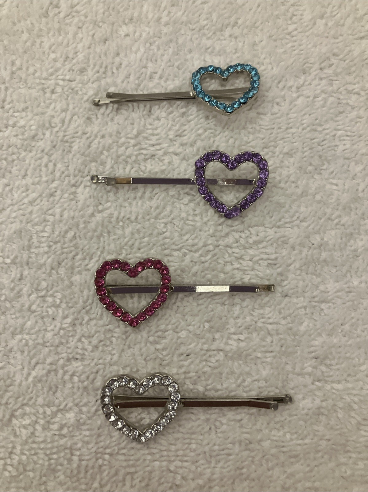 Hair Accessories, Fabric Bows, Plastic Flower Claw Clips, Faux Stone Heart Pins