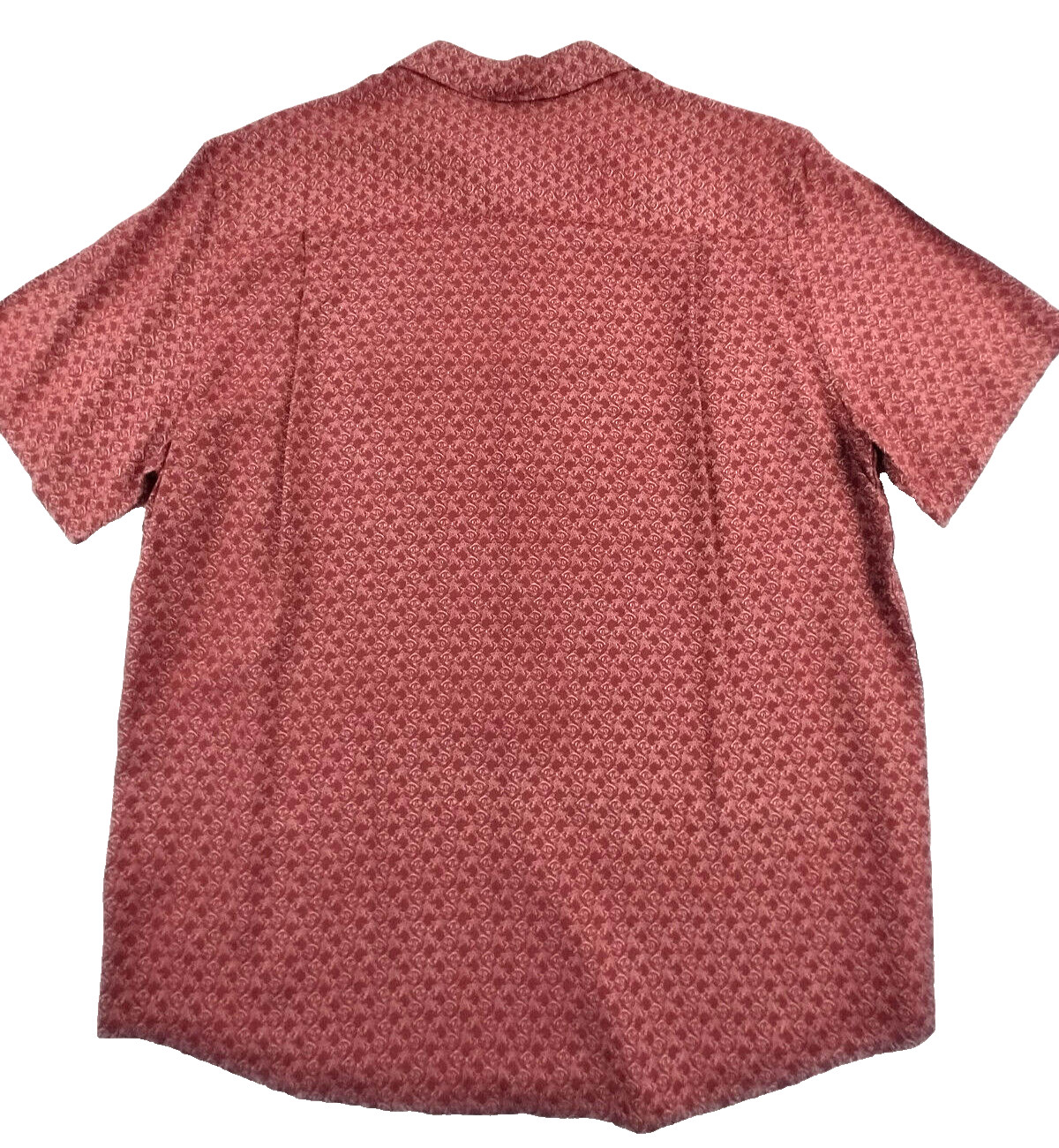 Shirt Cambia Casual Button Down Lightweight Cool Rayon Easy Care Marine Theme