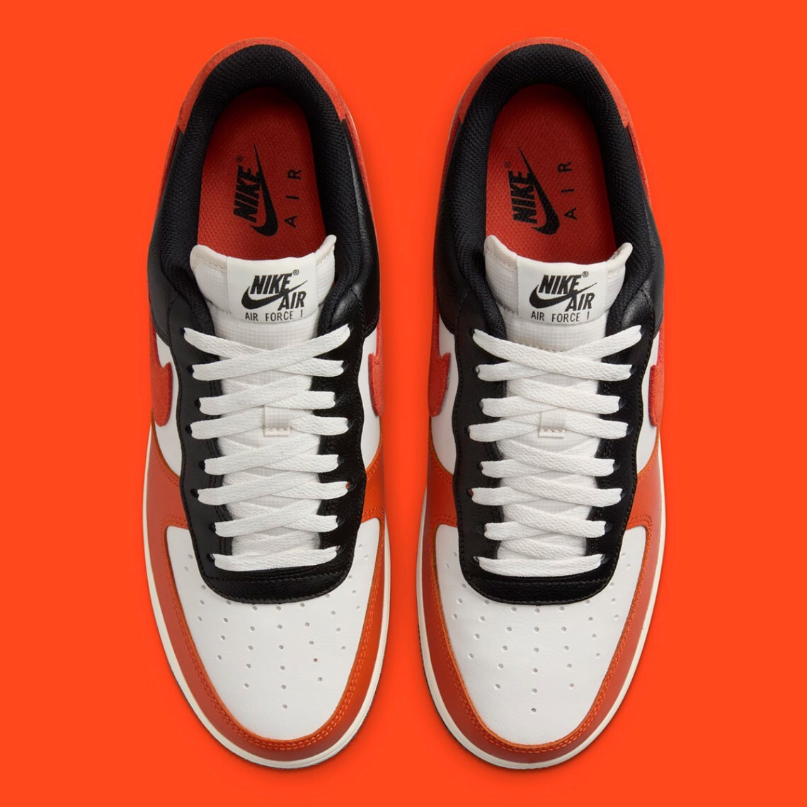 Nike Air Force 1 ’07 LV8 Low Black Vintage Coral Orange Phantom Nby HQ4987-010