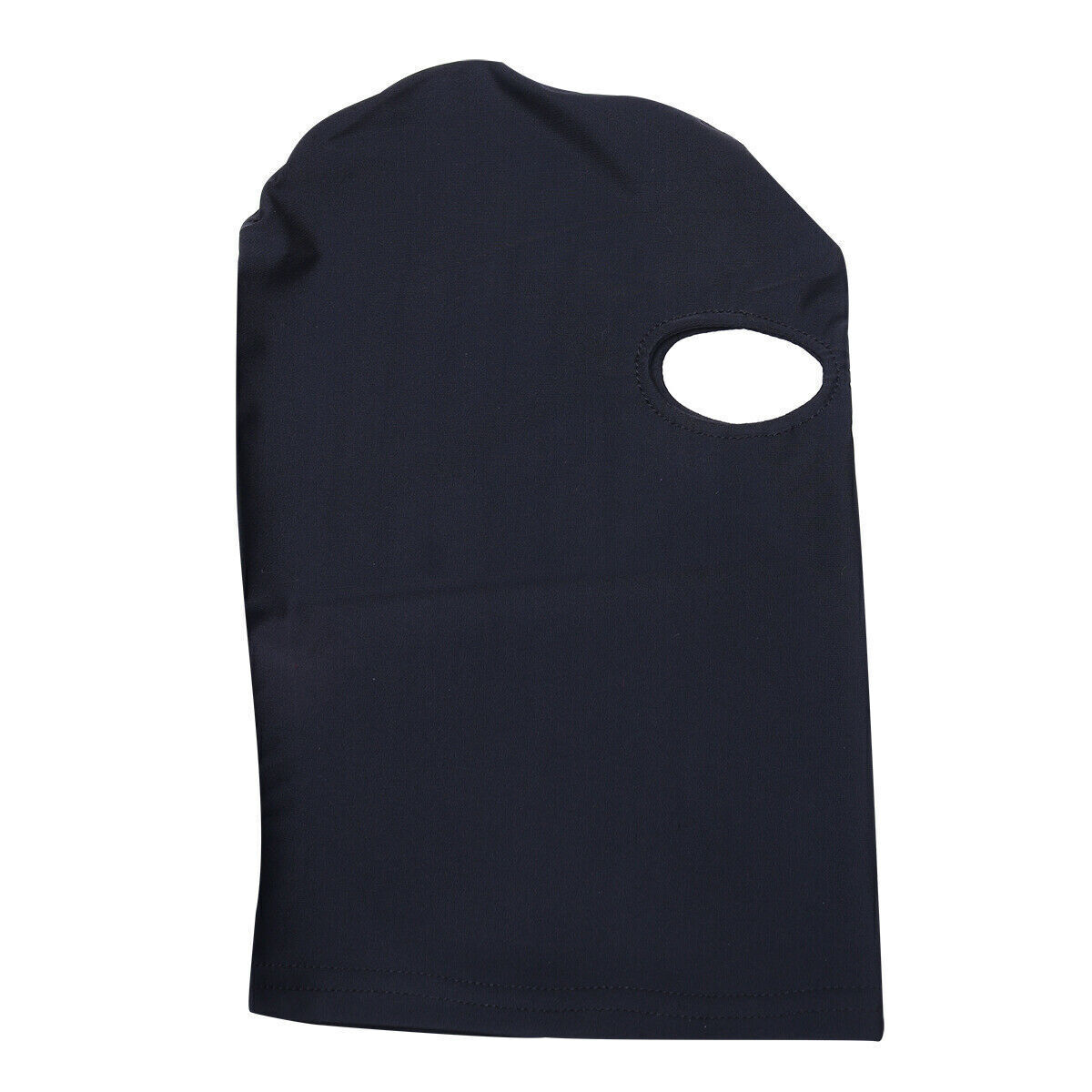 Black Spandex Full Hood Face Head Cover Role Play Sexy Unisex Mask Slave Costume