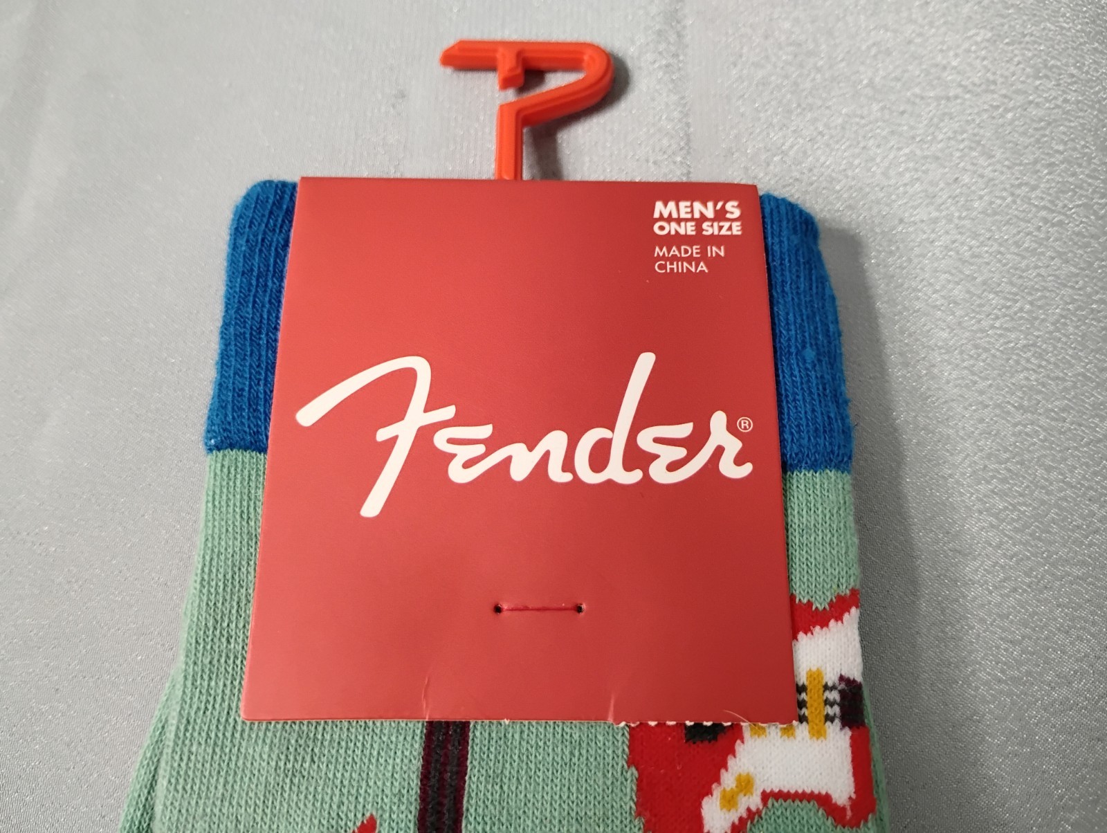 FENDER Guitar SOCKS Men’s US SIZE 7-12 BRAND NEW Novelty Socks Gift FREE SHIP!