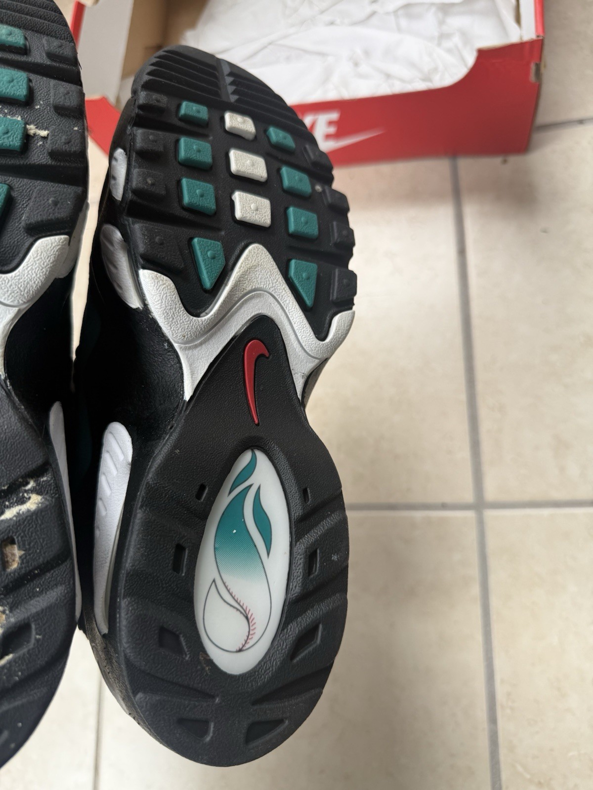 Nike Air Griffey Max 1 Kids Black/Teal/White 7 DM8331-003