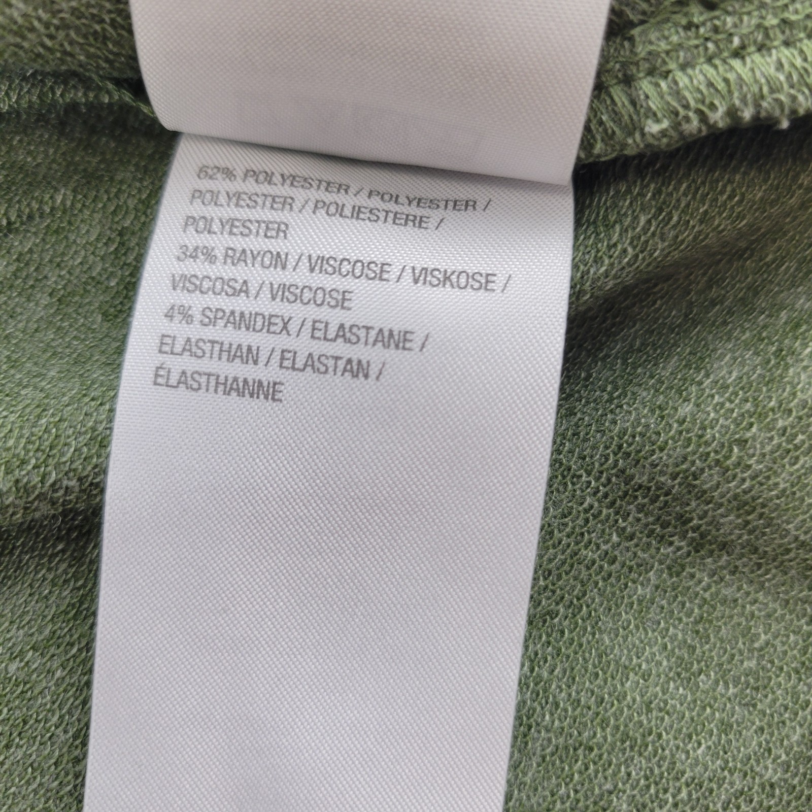 LOGO Lounge by Lori Goldstein Tunic Vest Green Artichoke Sz S A286984