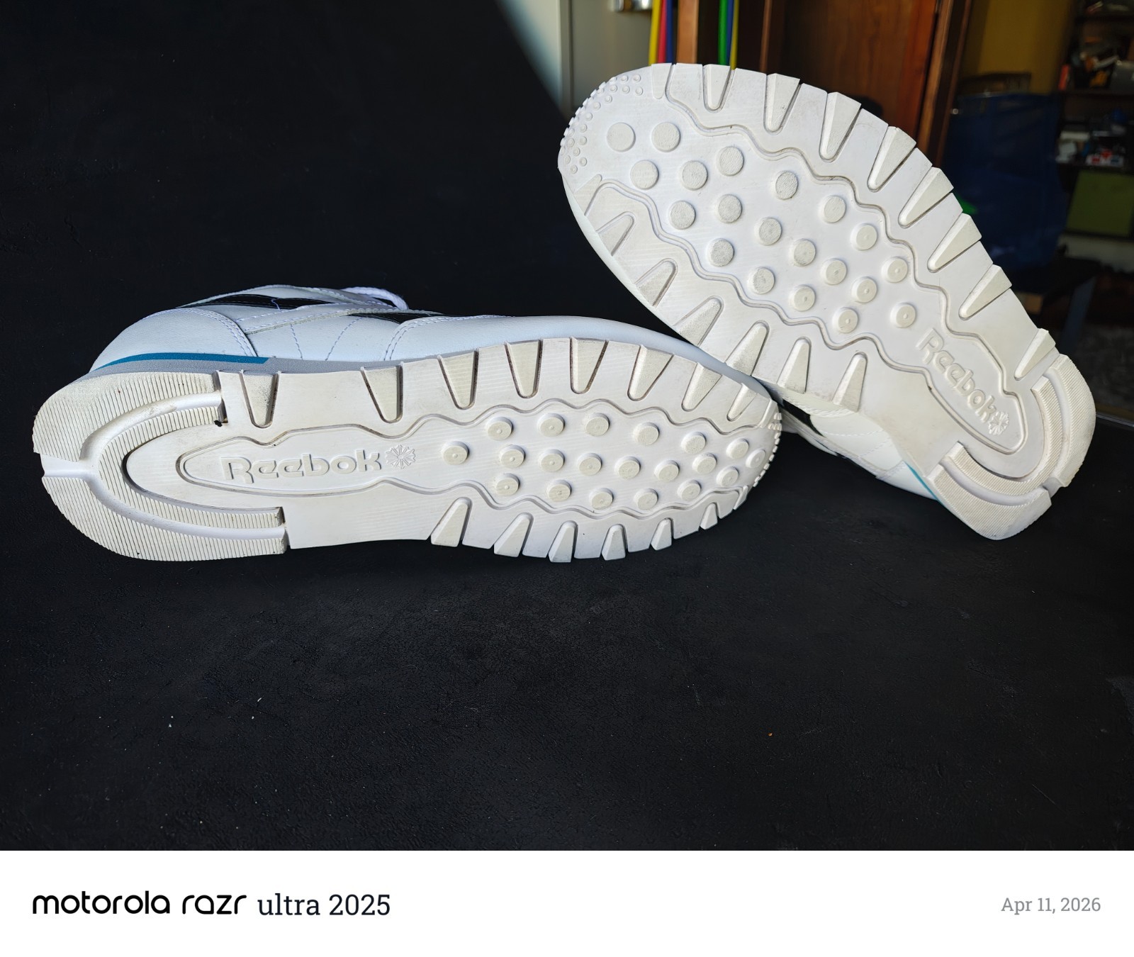 Size 11.5- Reebok Classic Leather OG ” My Name Is” – Radiant Aqua !Worn 4 times!