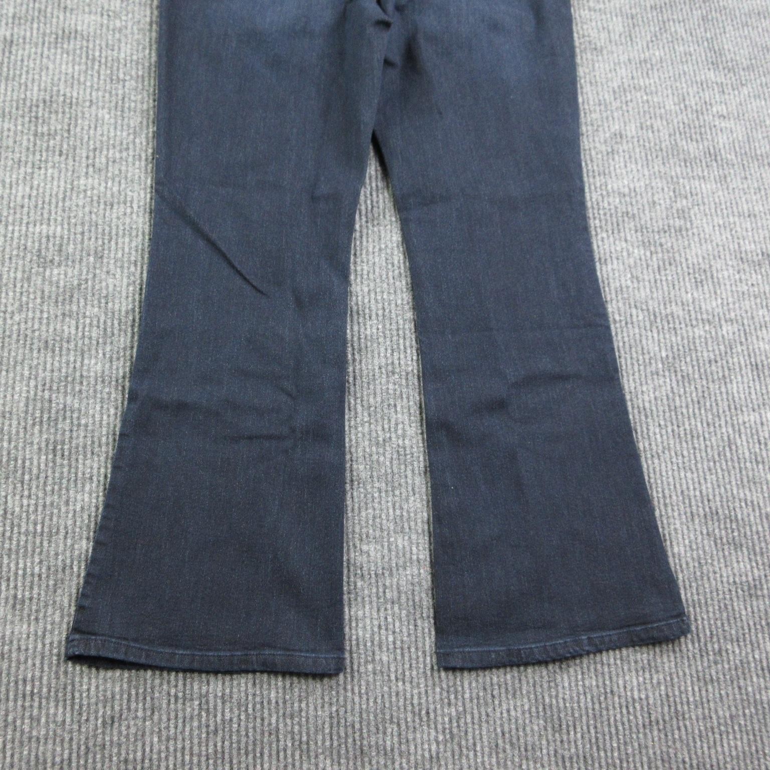 Democracy Jeans Womens 14P Blue Flared Mid Rise Ab’solution Stretch 33×29* NWT