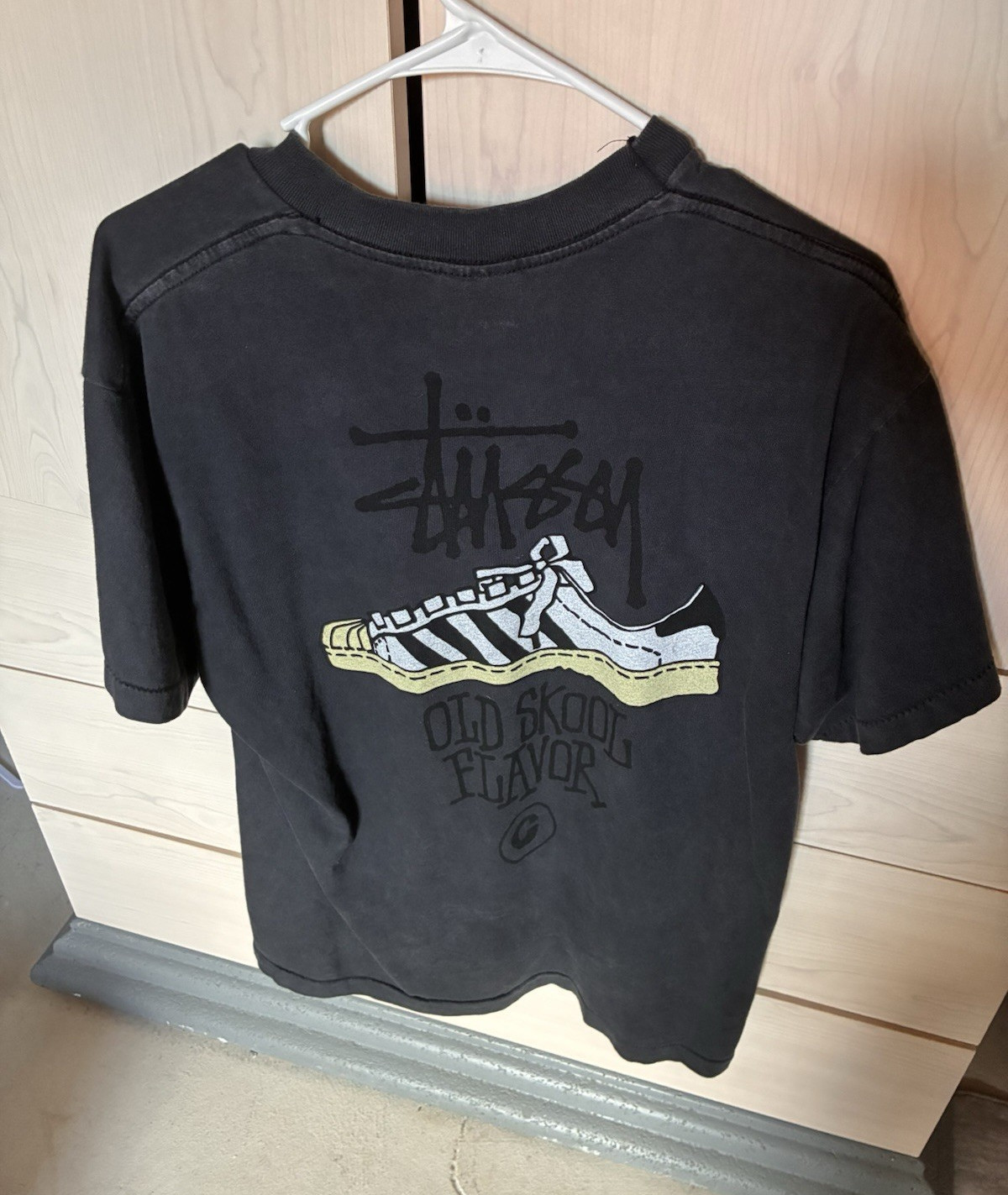 RARE Stussy Old Skool Flavor tee L