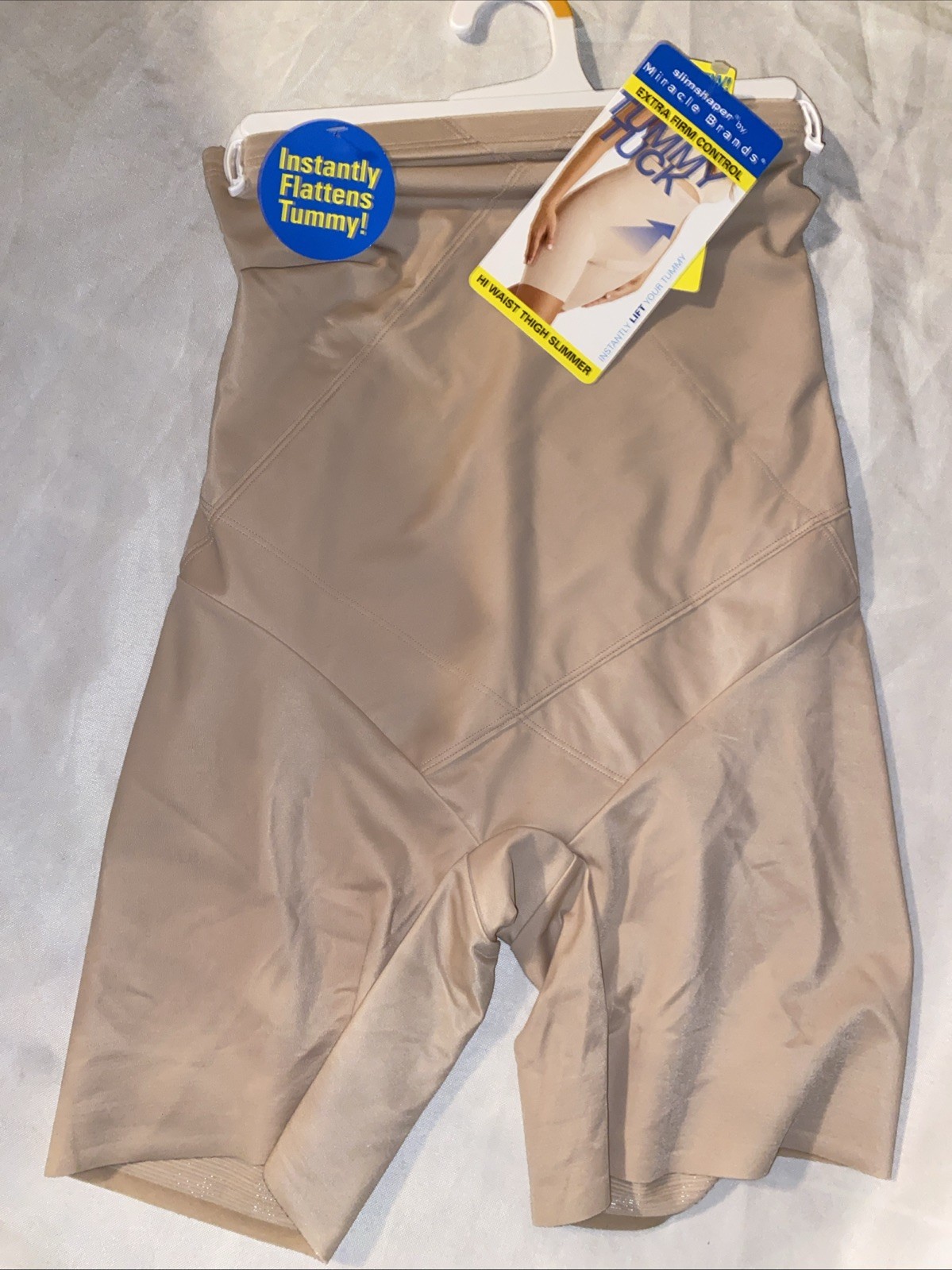 Slimshaper By Miracle Brands High Waist Thigh Slimmer Size M Nude