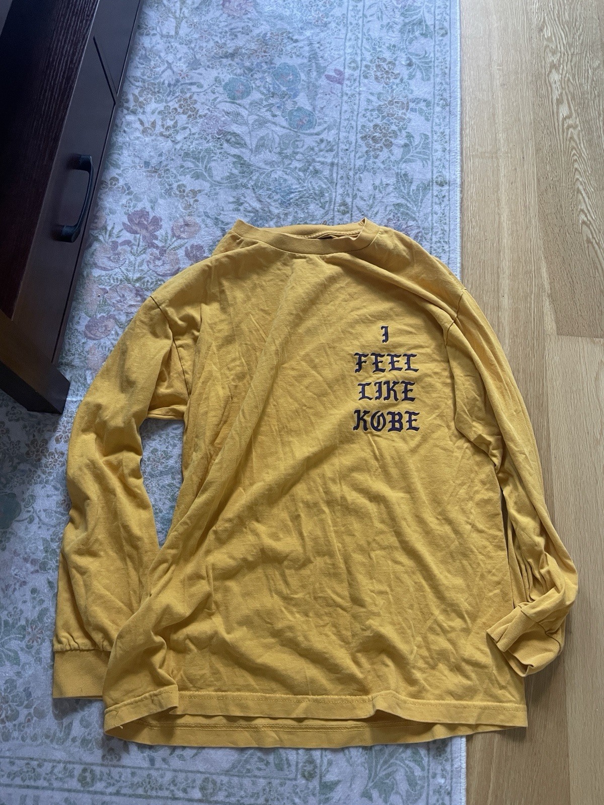 Kanye West I Feel Like Kobe/Pablo Mamba Day T-Shirt Yellow
