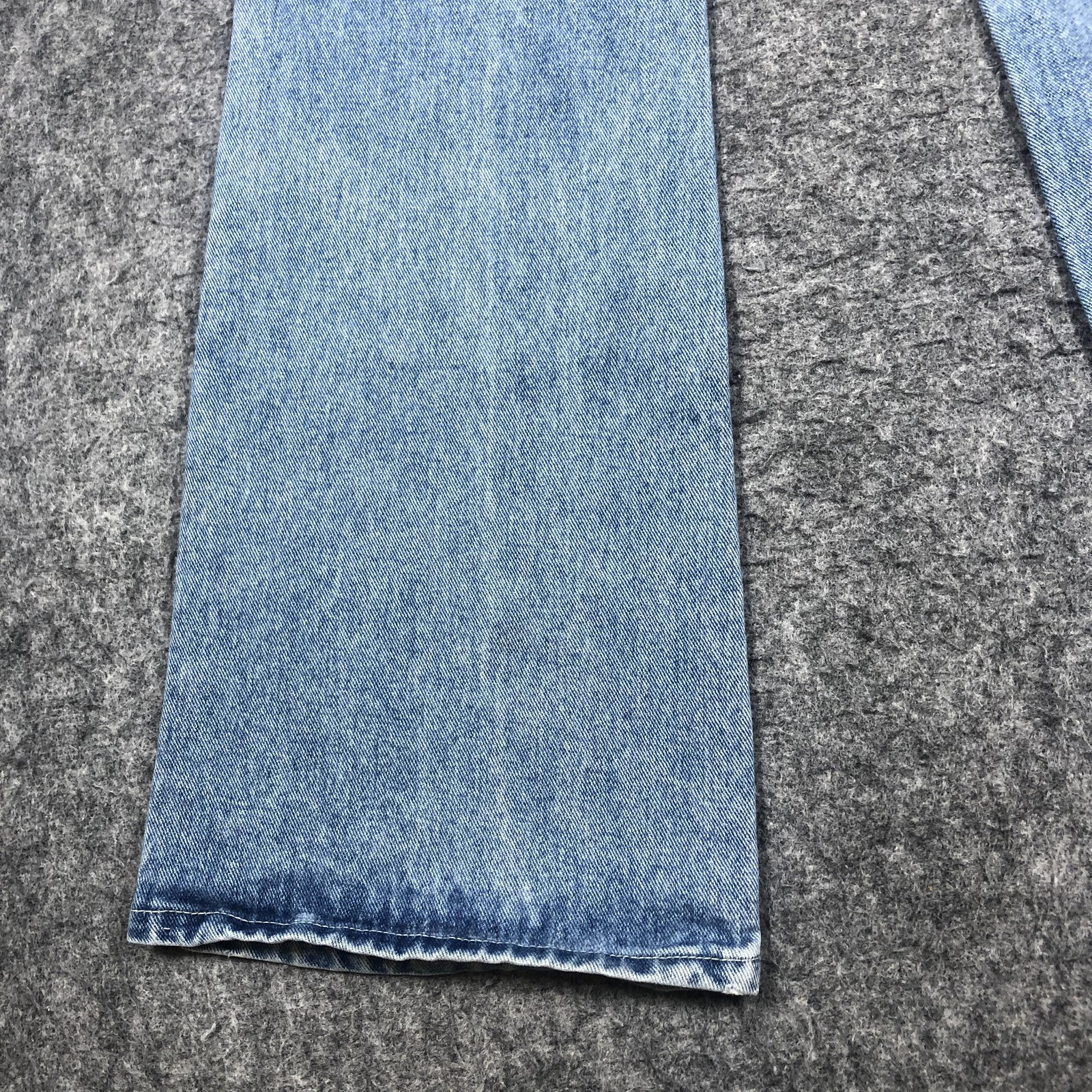 Vintage No Excuses Flare Jeans Juniors 11/12 Blue Light Wash High Rise Denim Y2K