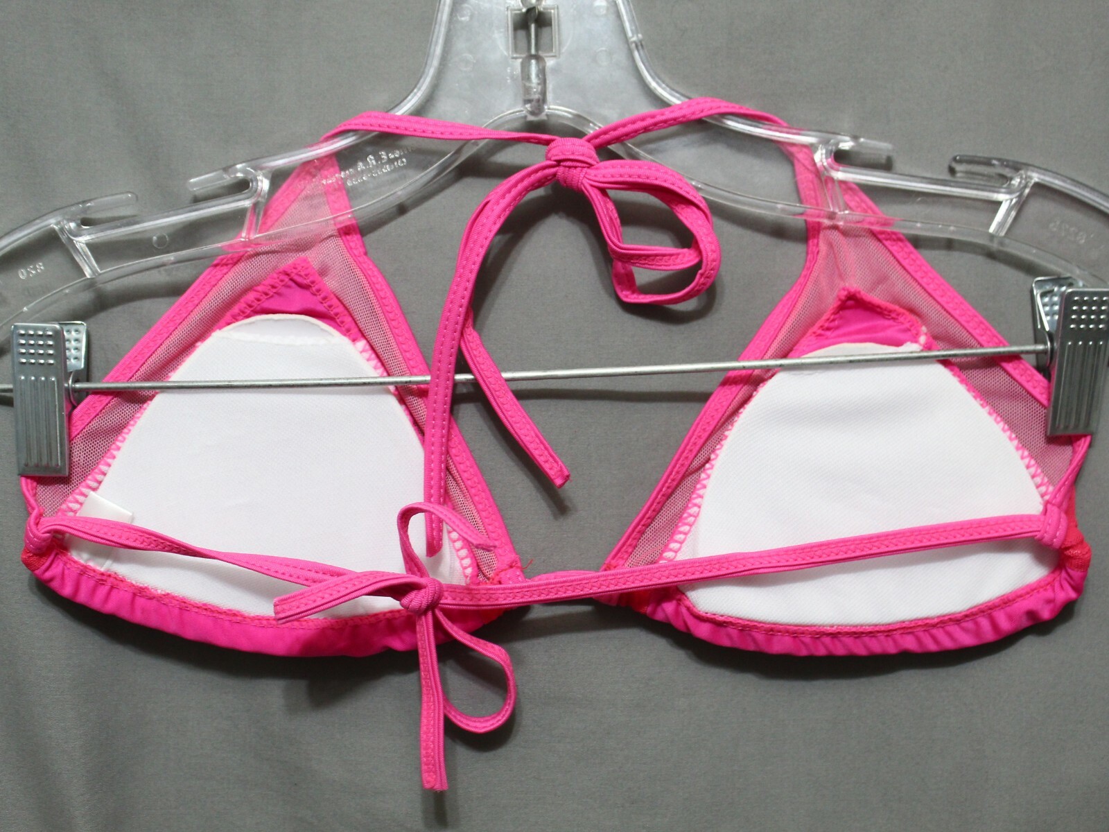 ZAFUL BIKINI womens 2 piece 82% Polyamide 18% Elasthane Pink size Small NEW