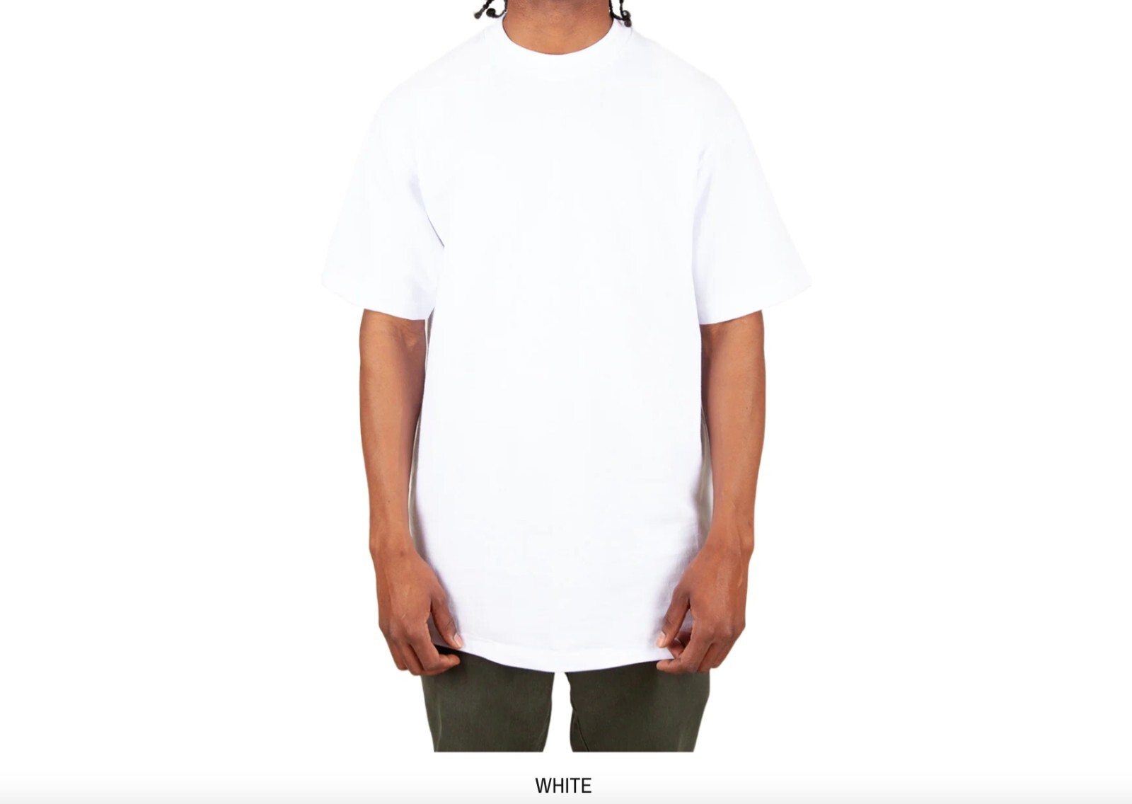 Shaka Wear Max Heavyweight Plain Cotton Crew Neck Short Sleeve Big Tall T-shirt