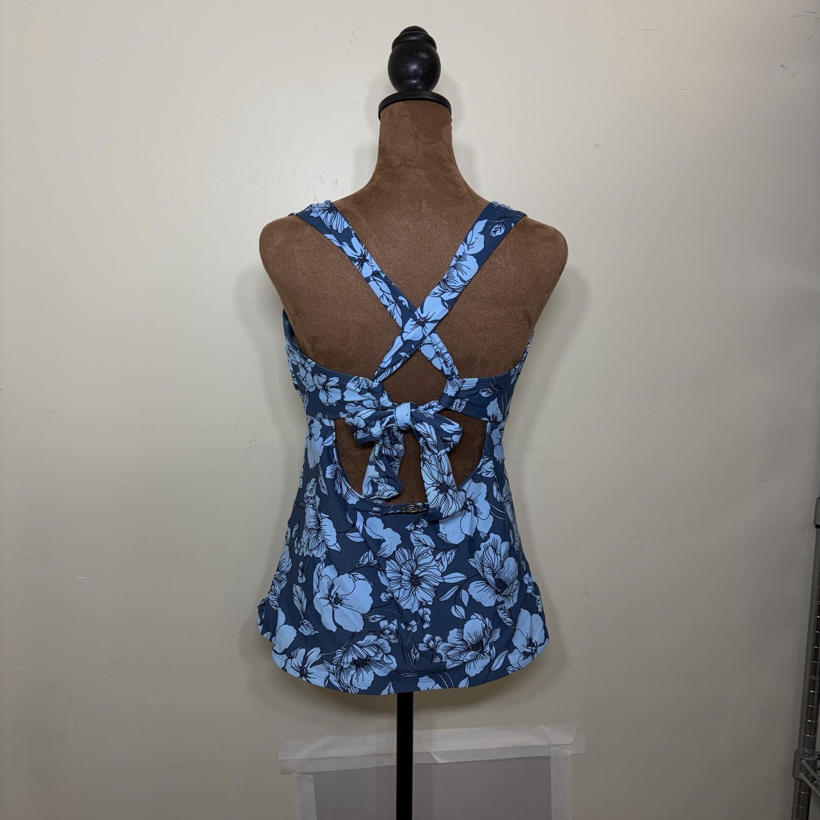 Jantzen Swim Tankini, Blue, Size 14, NWOT!