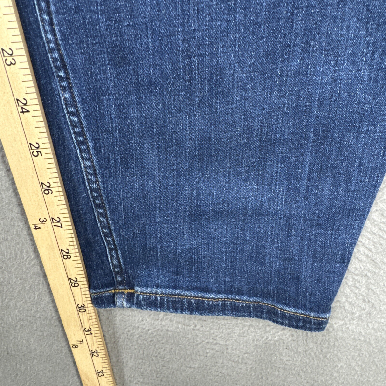 Duluth Flex Daily Denim Skinny Jeans Womens Size 24Wx30 Blue Preppy Dark Wash