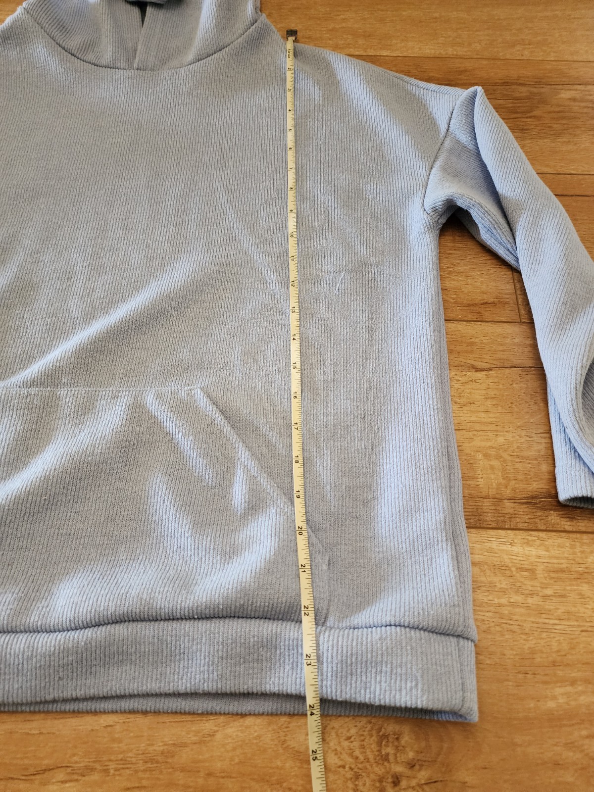 SET 2-Piece Track Suit Hooded Lounge Travel Womens M Ankle Wide Leg Ribbed Knit